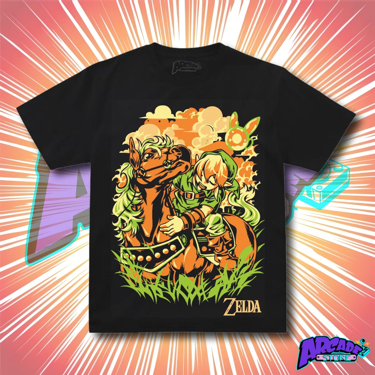 Playera - Arcade - The Legend Of Zelda 03