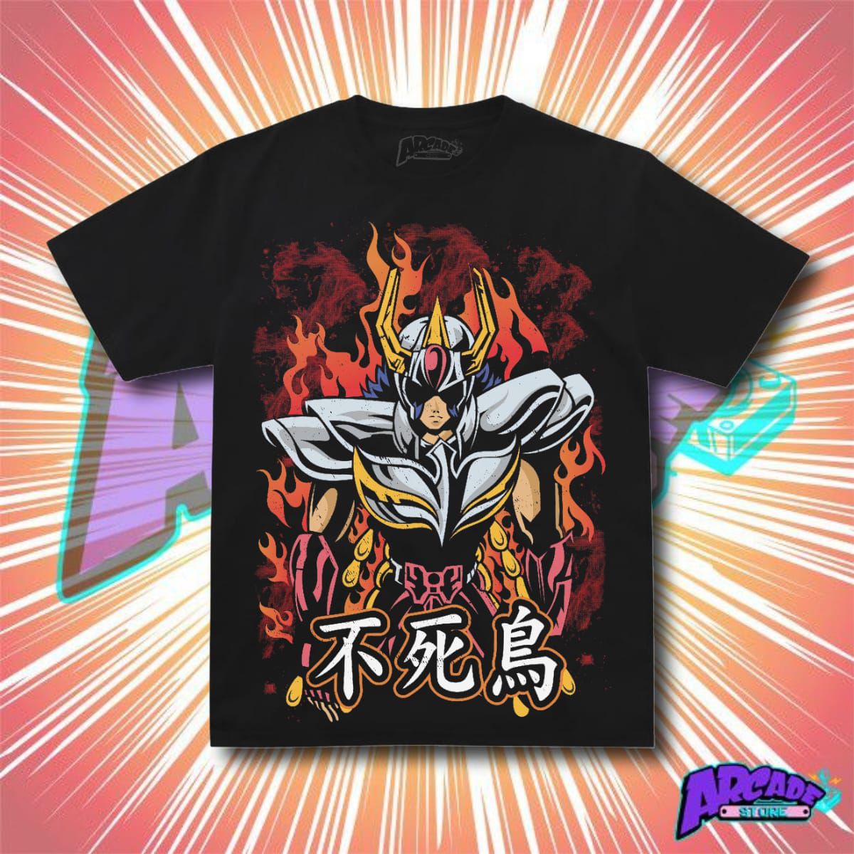 Playera - Arcade - Caballeros Del Zodiaco 01