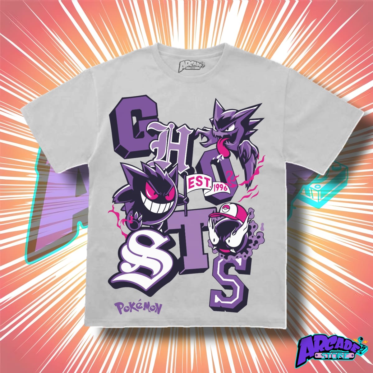 Playera - Arcade - Pokémon 05