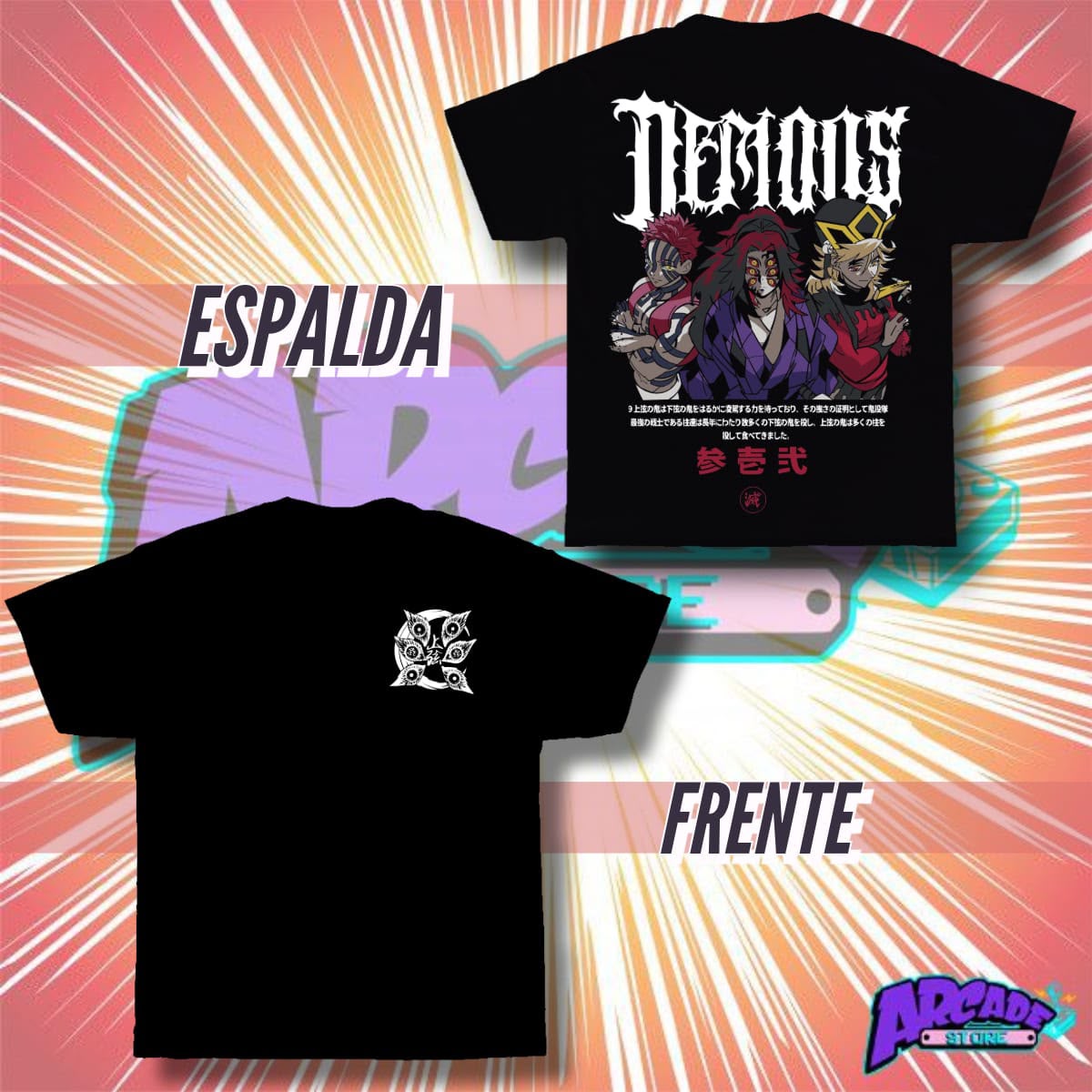 Playera - Arcade - Demon´s Slayer 07