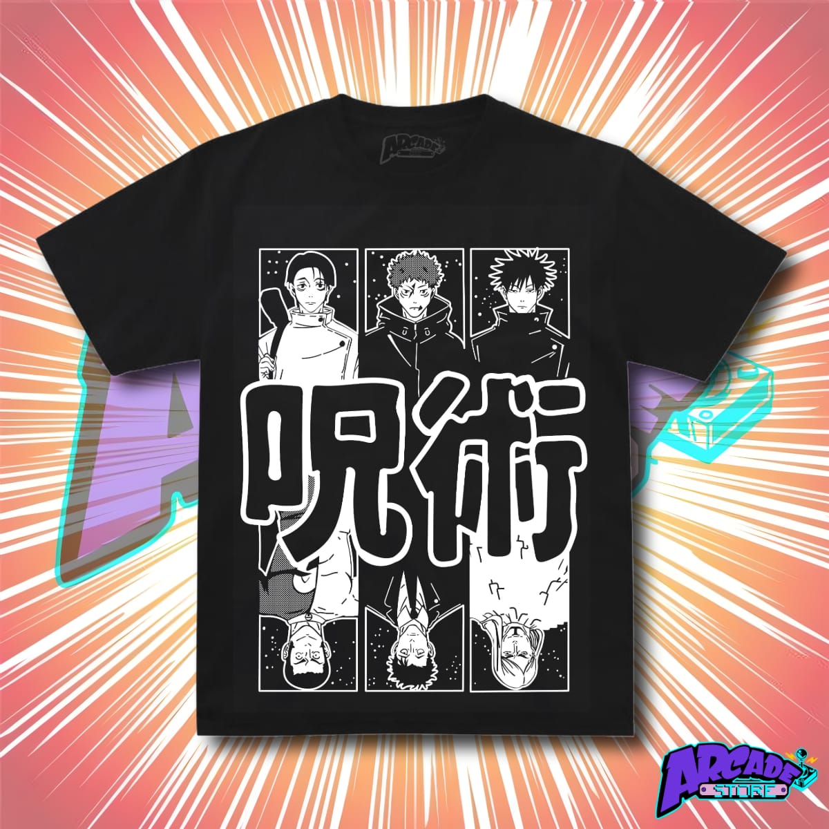 Playera - Arcade - Jujutsu Kaisen 07