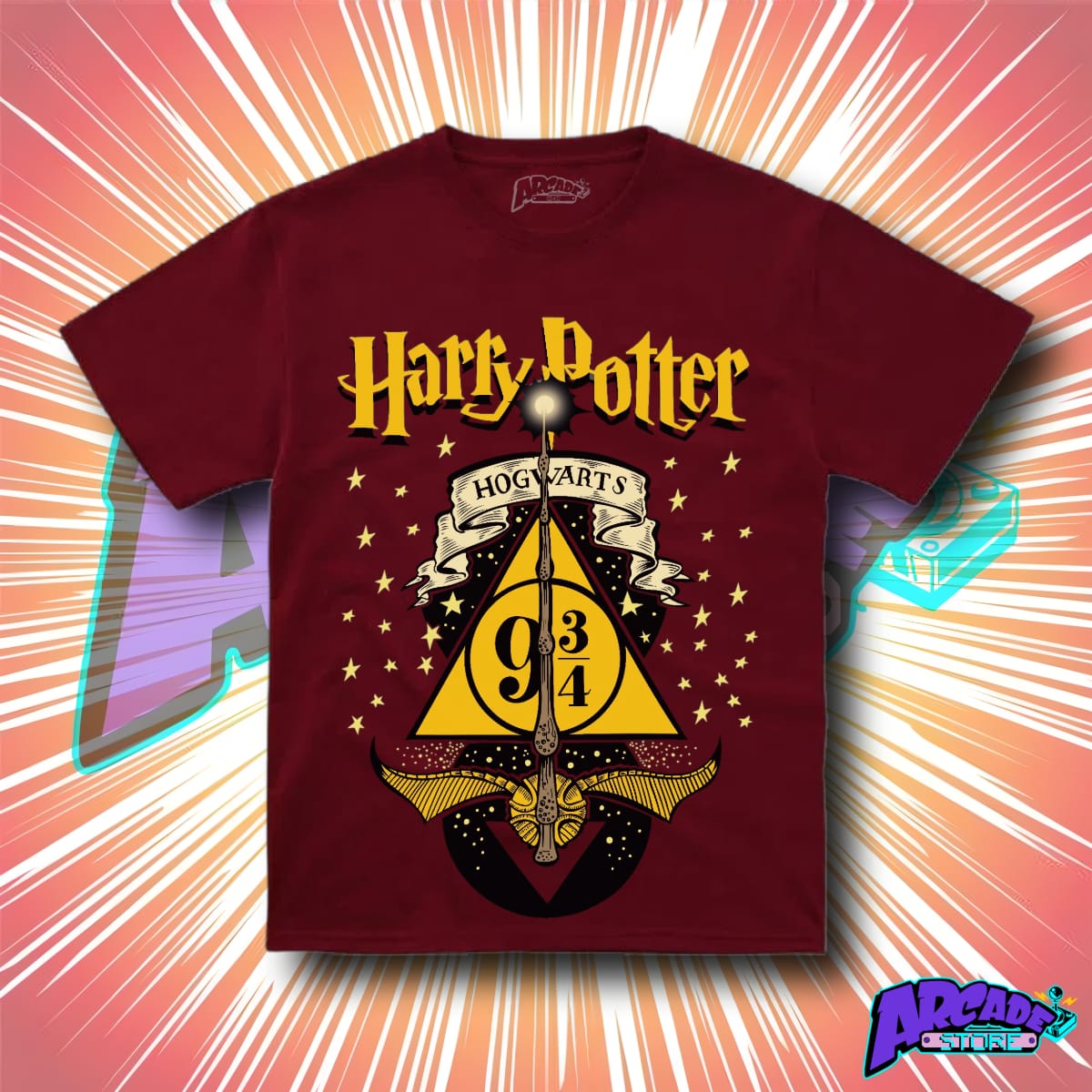 Playera - Arcade - Harry Potter 01