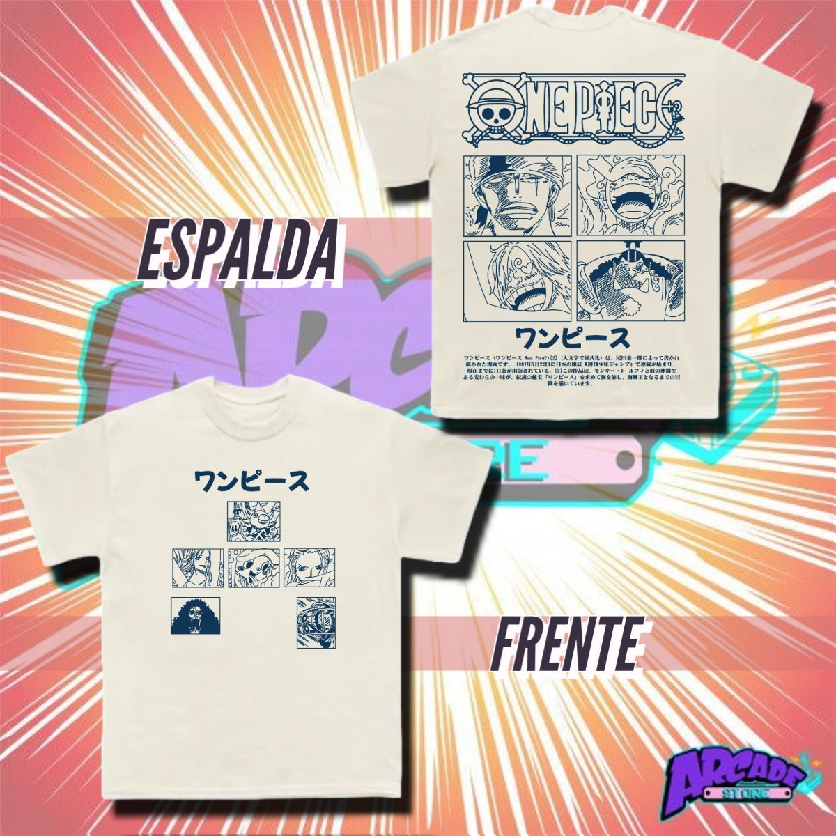 Playera - Arcade - One Piece 07