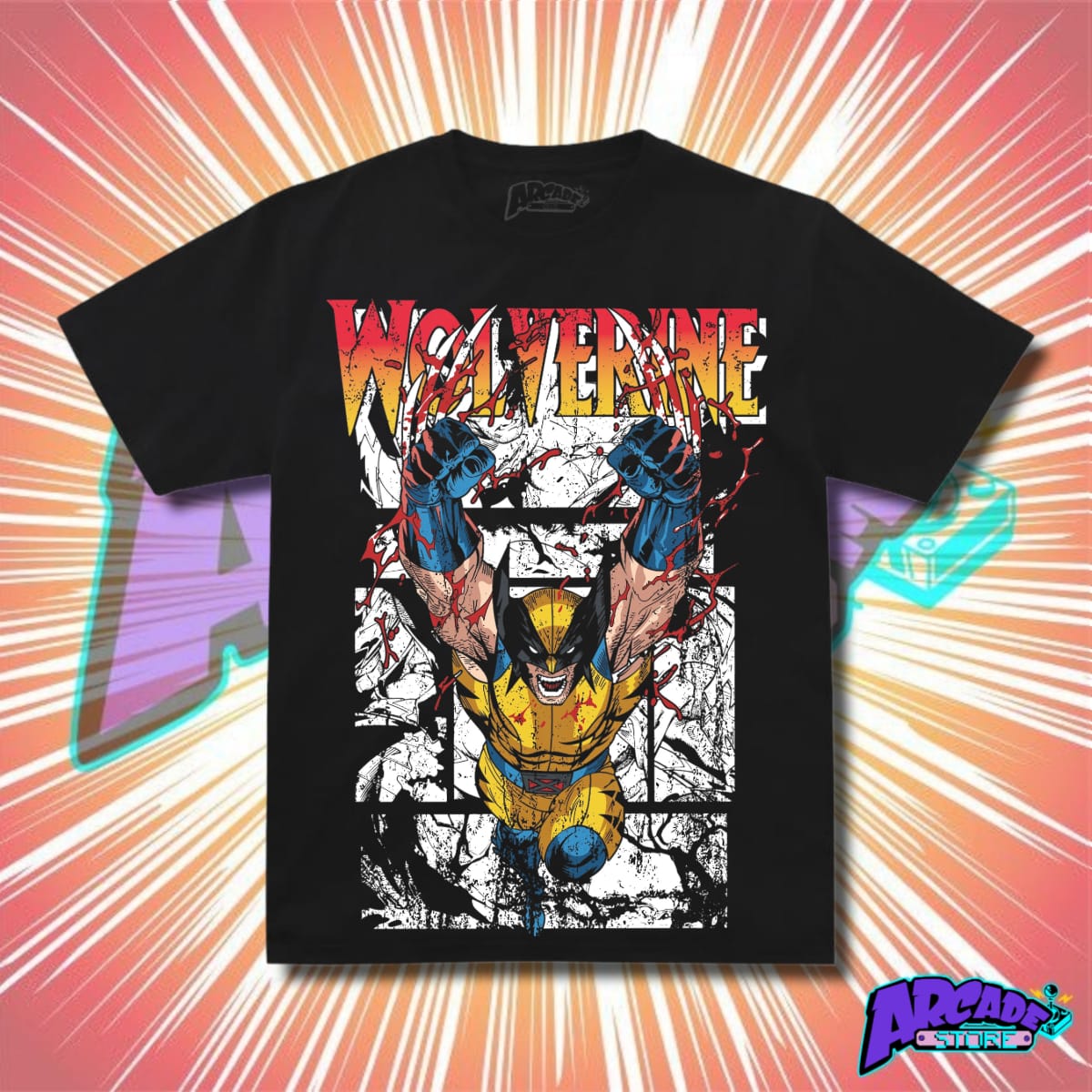 Playera - Arcade - Wolverine 01