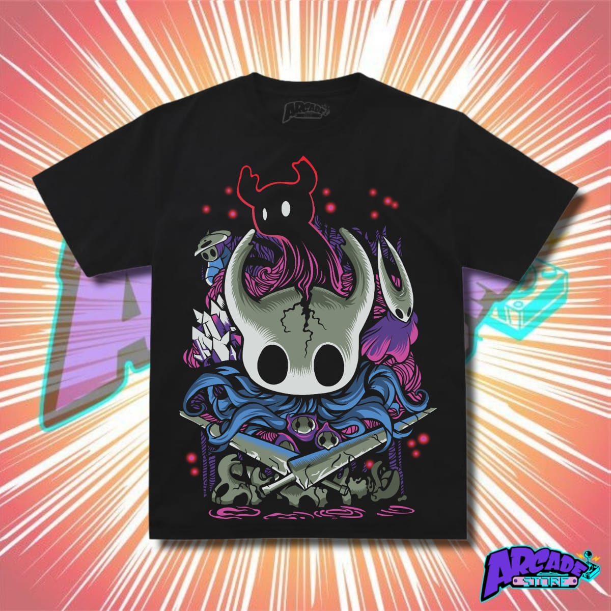 Playera - Arcade - Hollow Knight 03