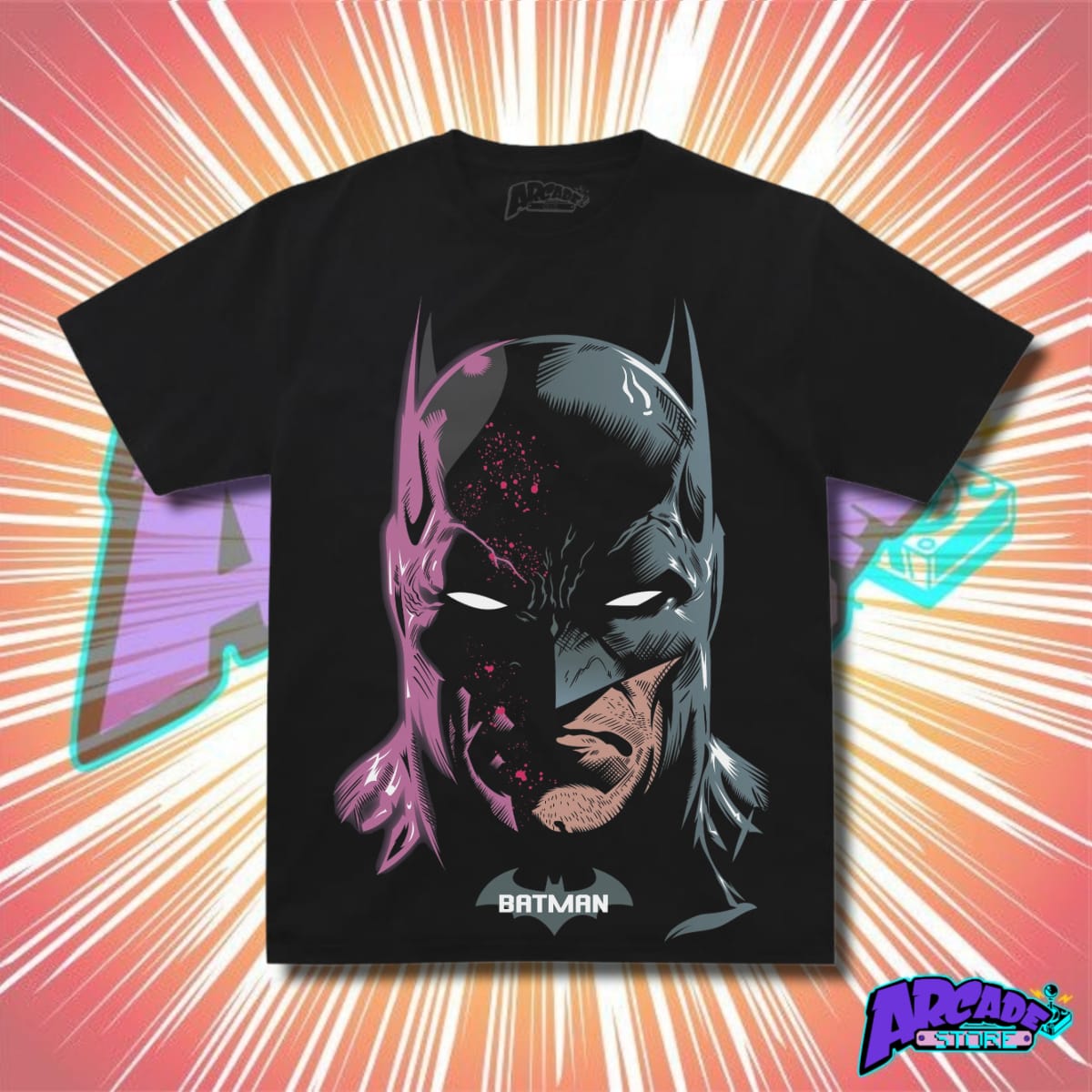 Playera - Arcade - Batman 01 - Batman Rostro