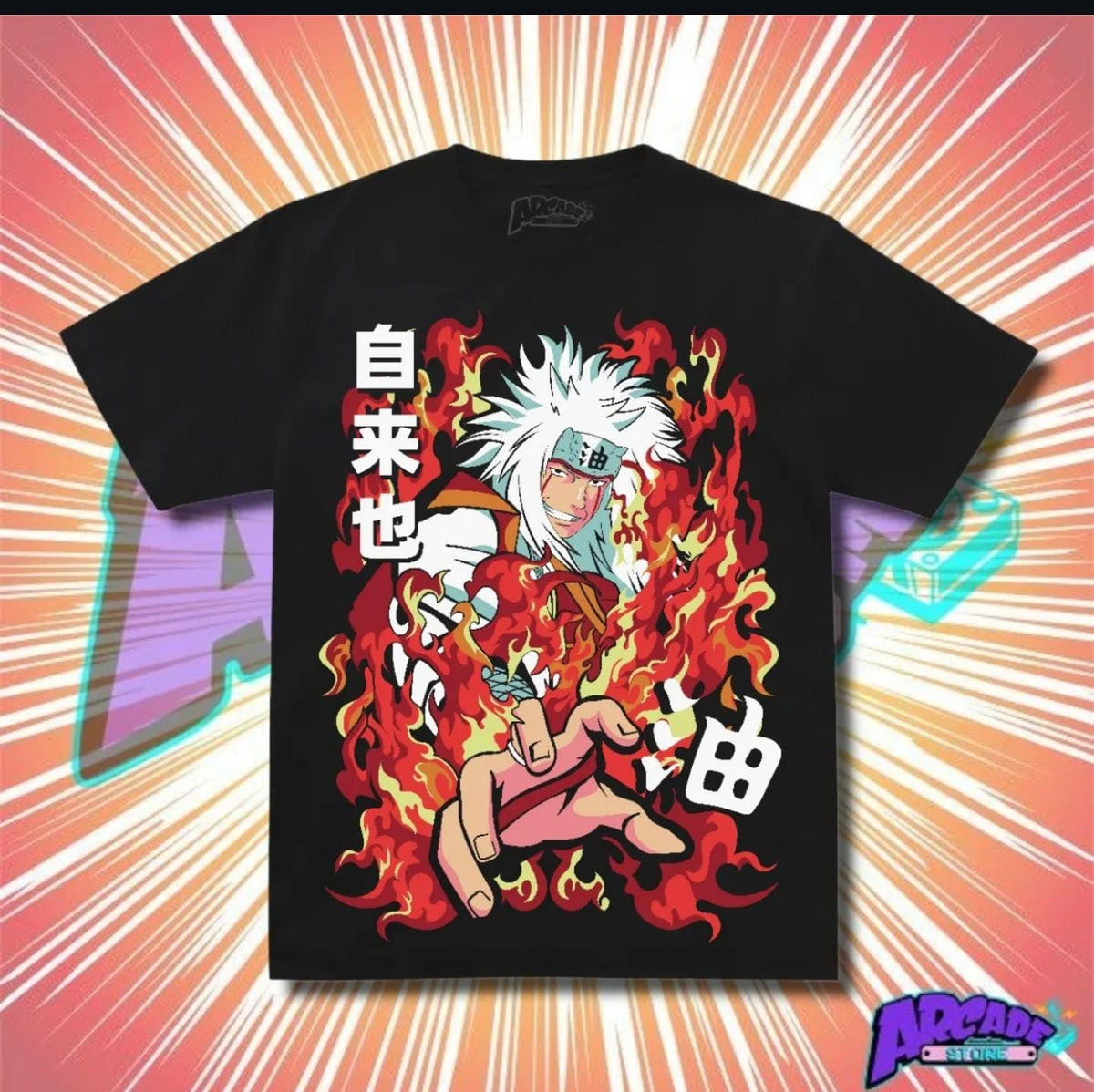 Playera - Arcade - Naruto Shippuden 05 - Jiraiya
