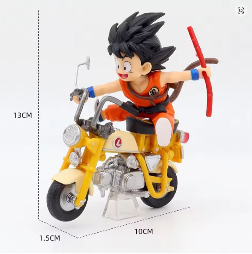 Figura De Colección - Dragon Ball - Goku En Moto