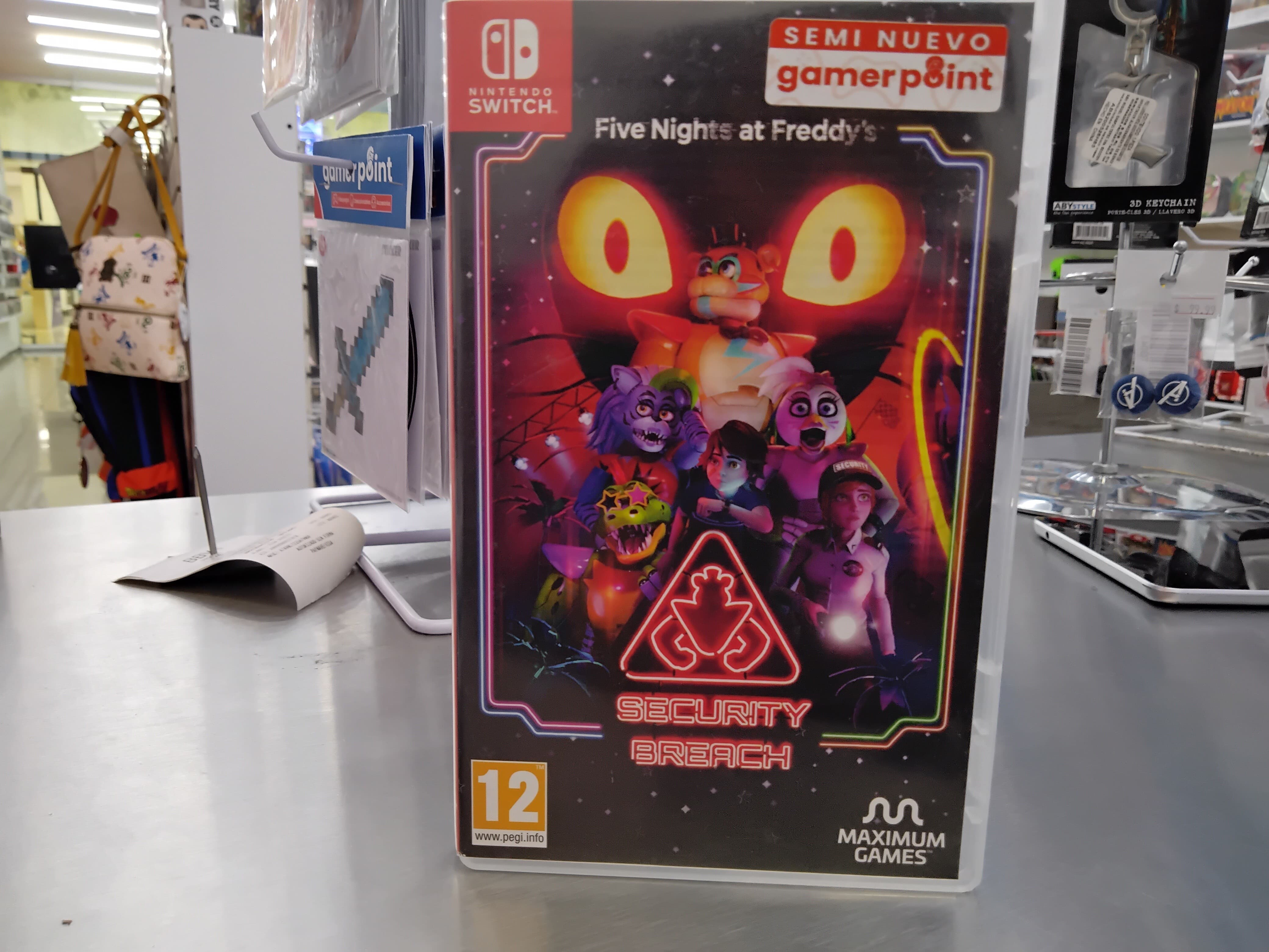 Five Nights at Freddy's Security Breach Eur Switch Usado