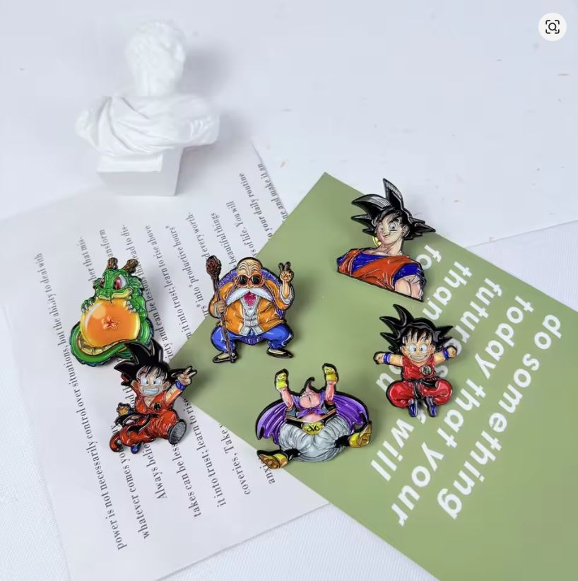 Pin Esmaltado - Dragon Ball Z - Varios Diseños - Precio Por Pieza