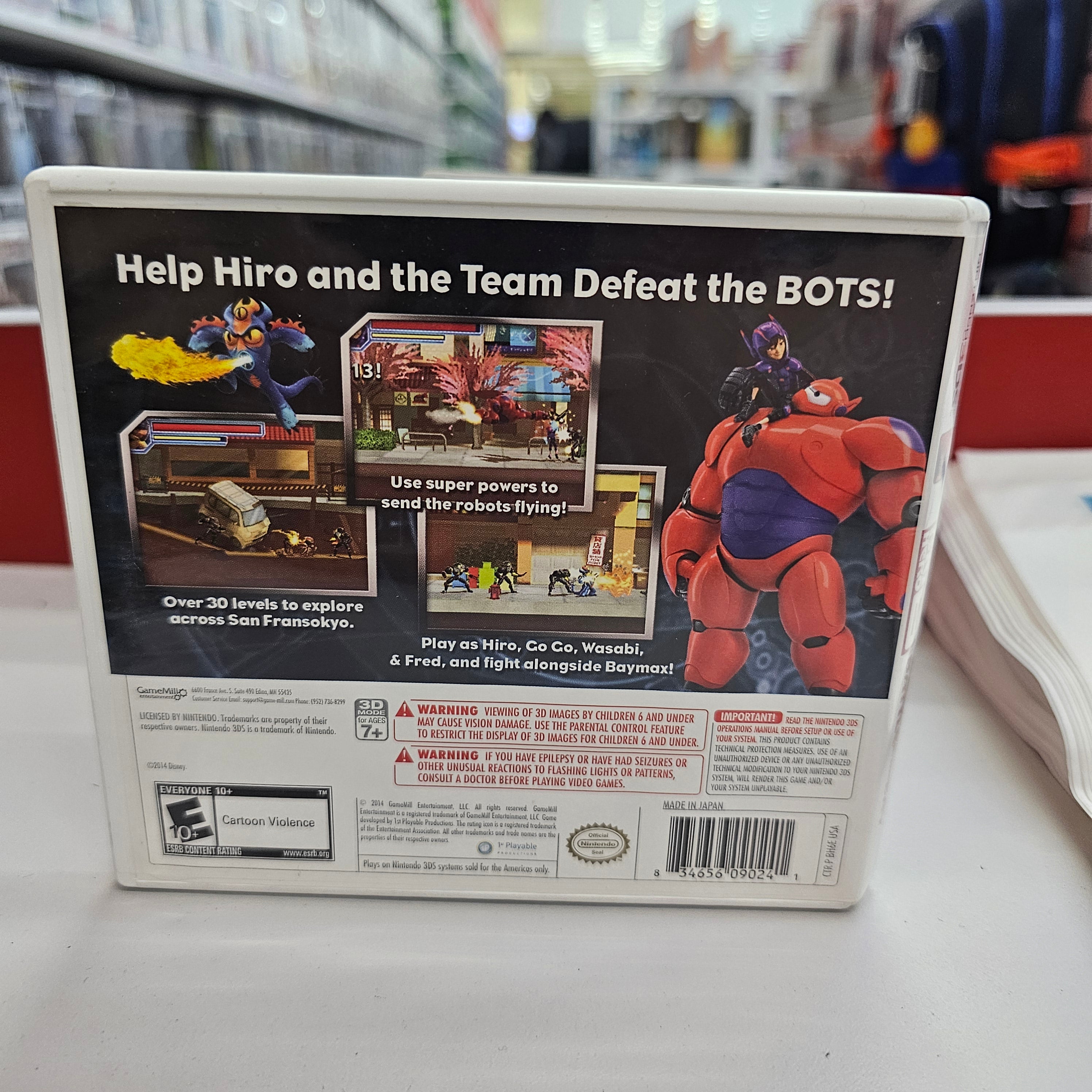 Big Hero 6 Battle in the Bay Nintendo 3DS Usado