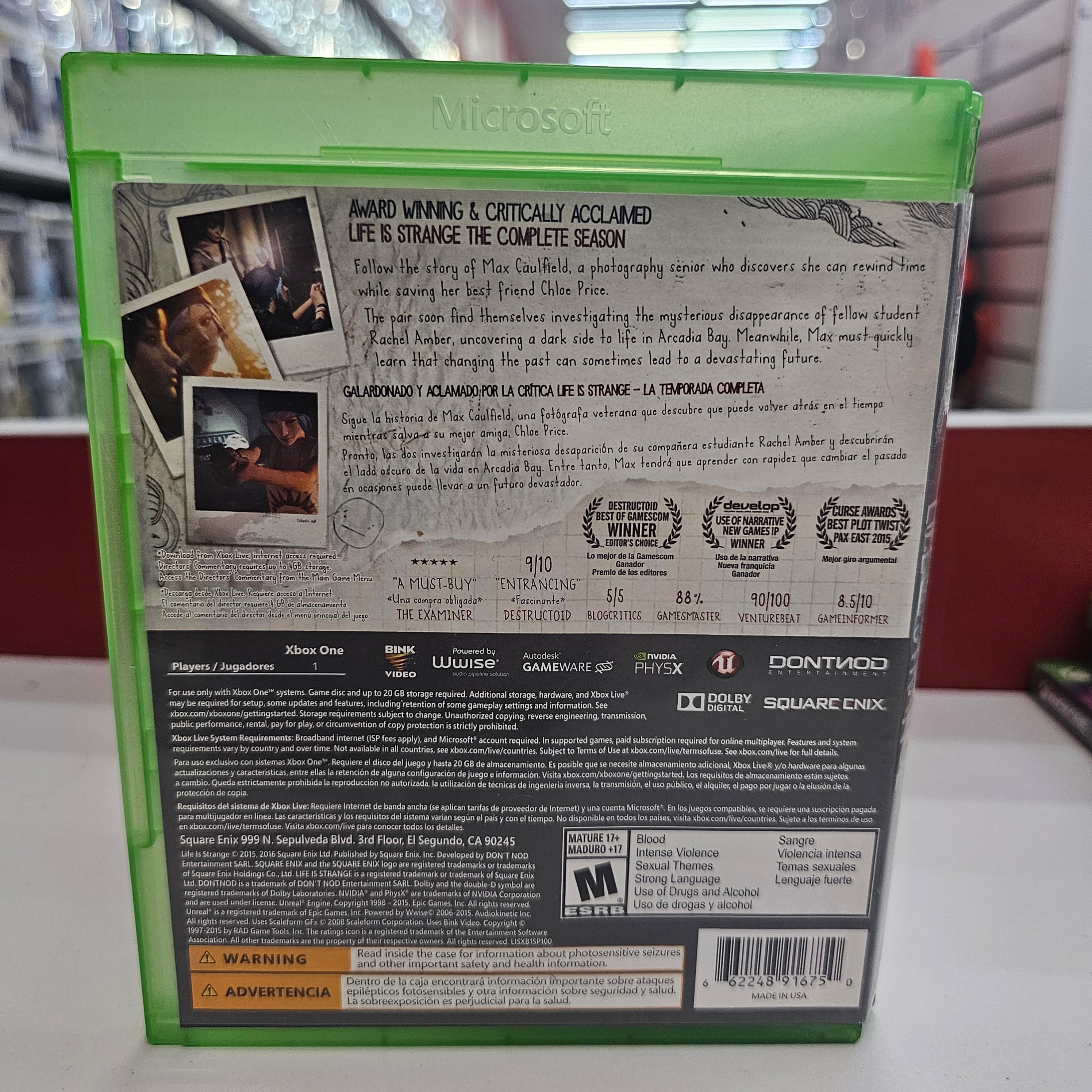 Life Is Strange Xbox One  Usado