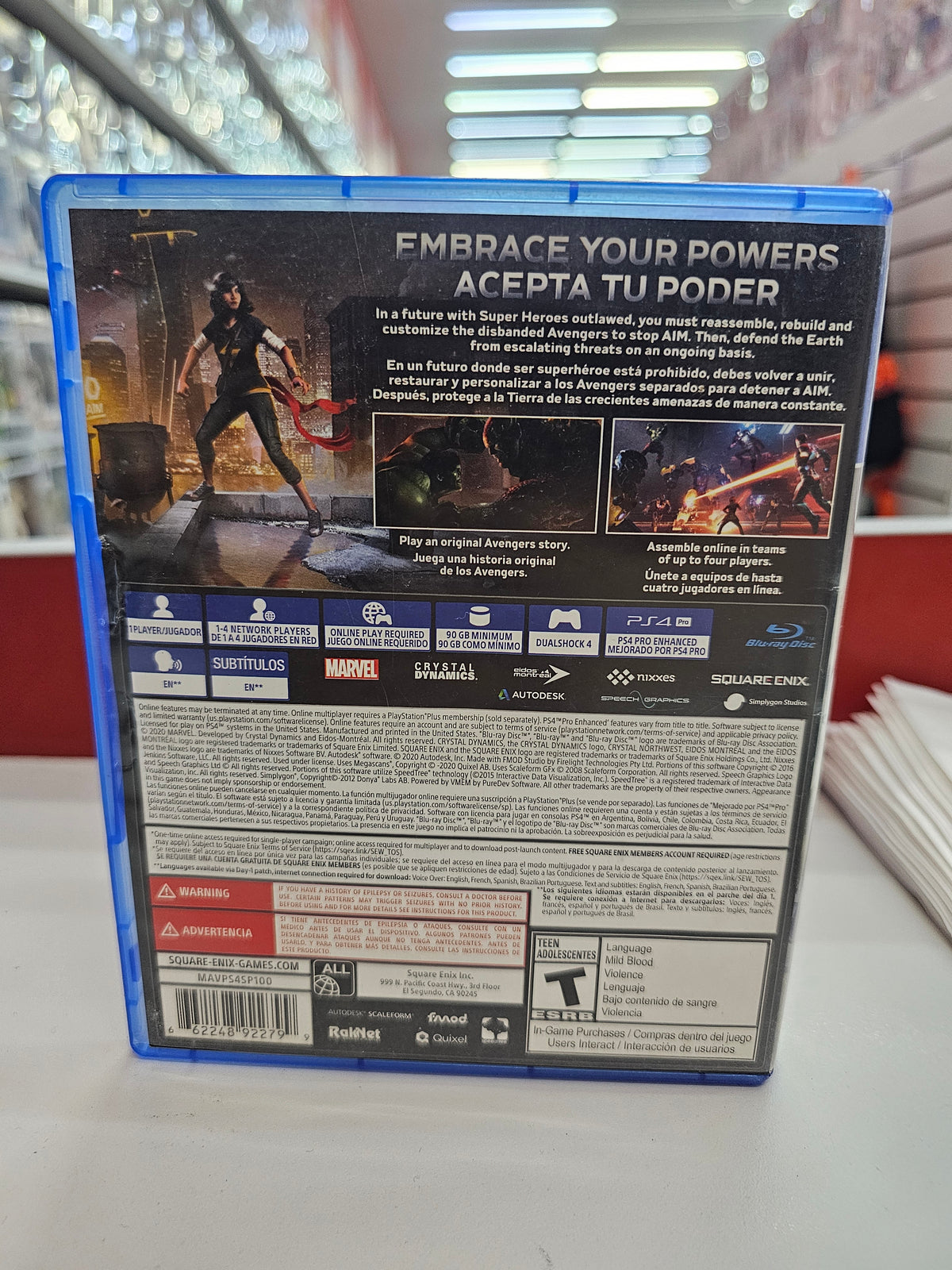 Marvel Avengers Ps4 usado