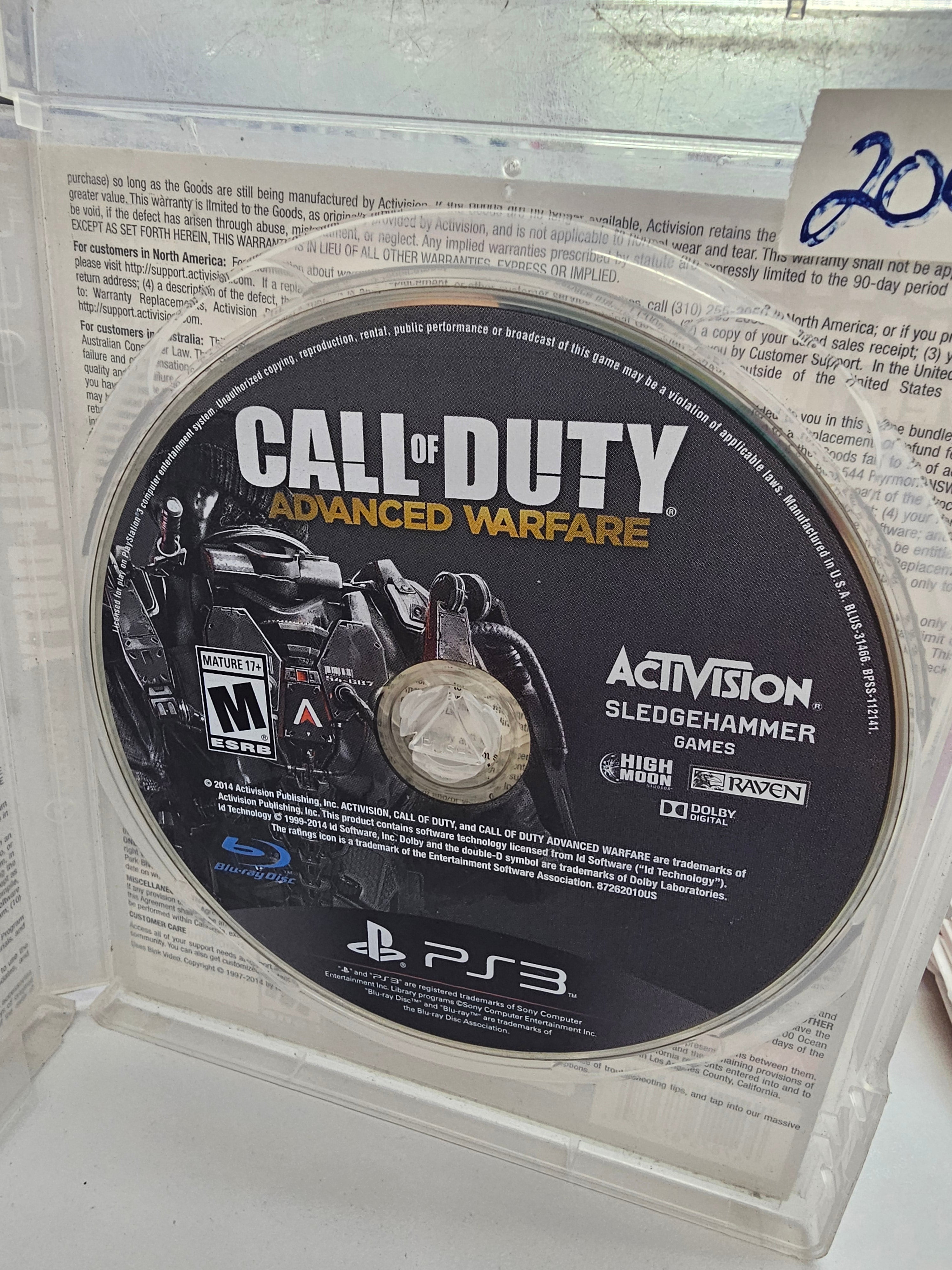 Call Of Duty Advanced Warfare Ps3  Usado