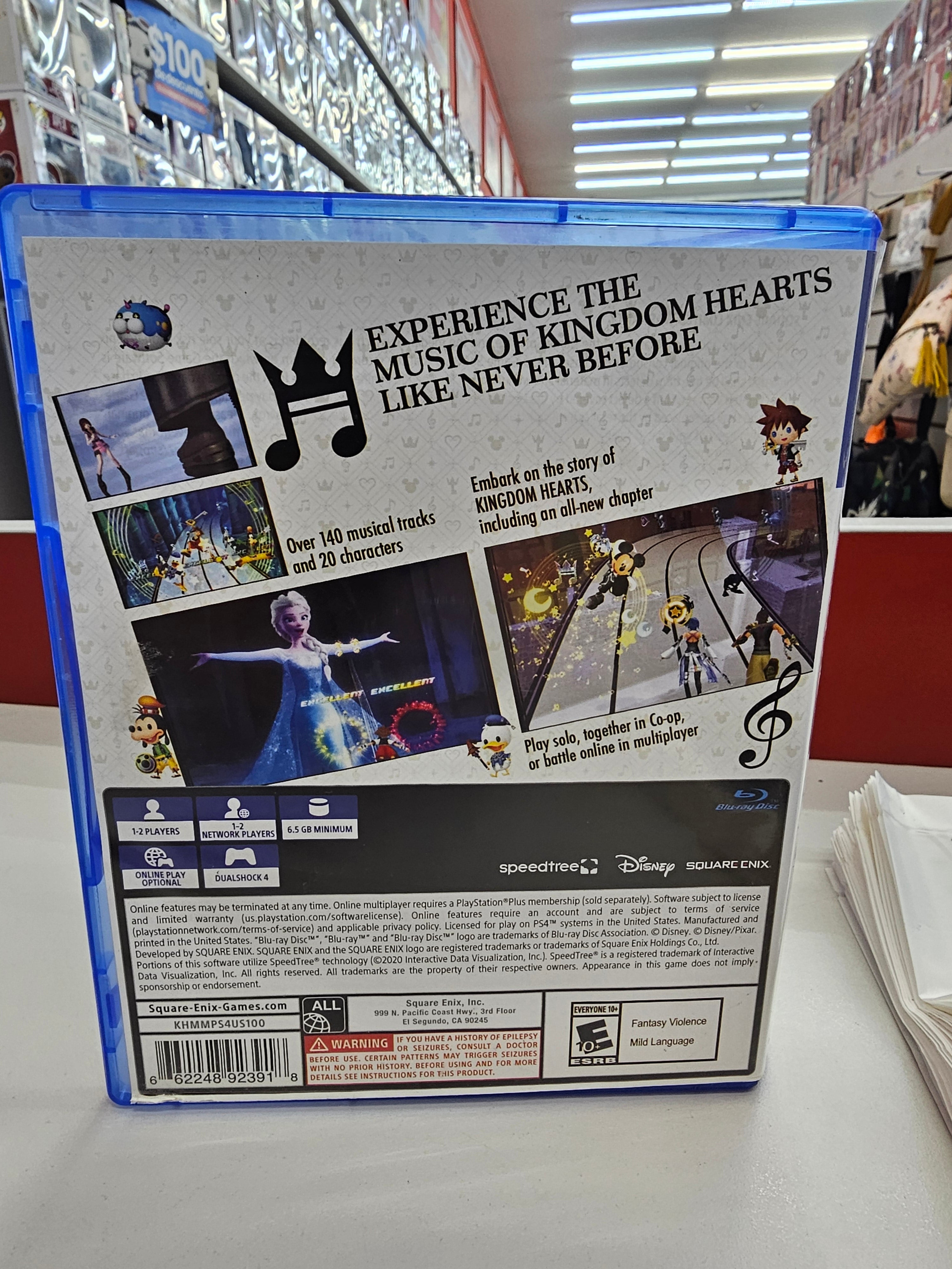 Kingdom Hearts Melody of Memory PS4 Usado