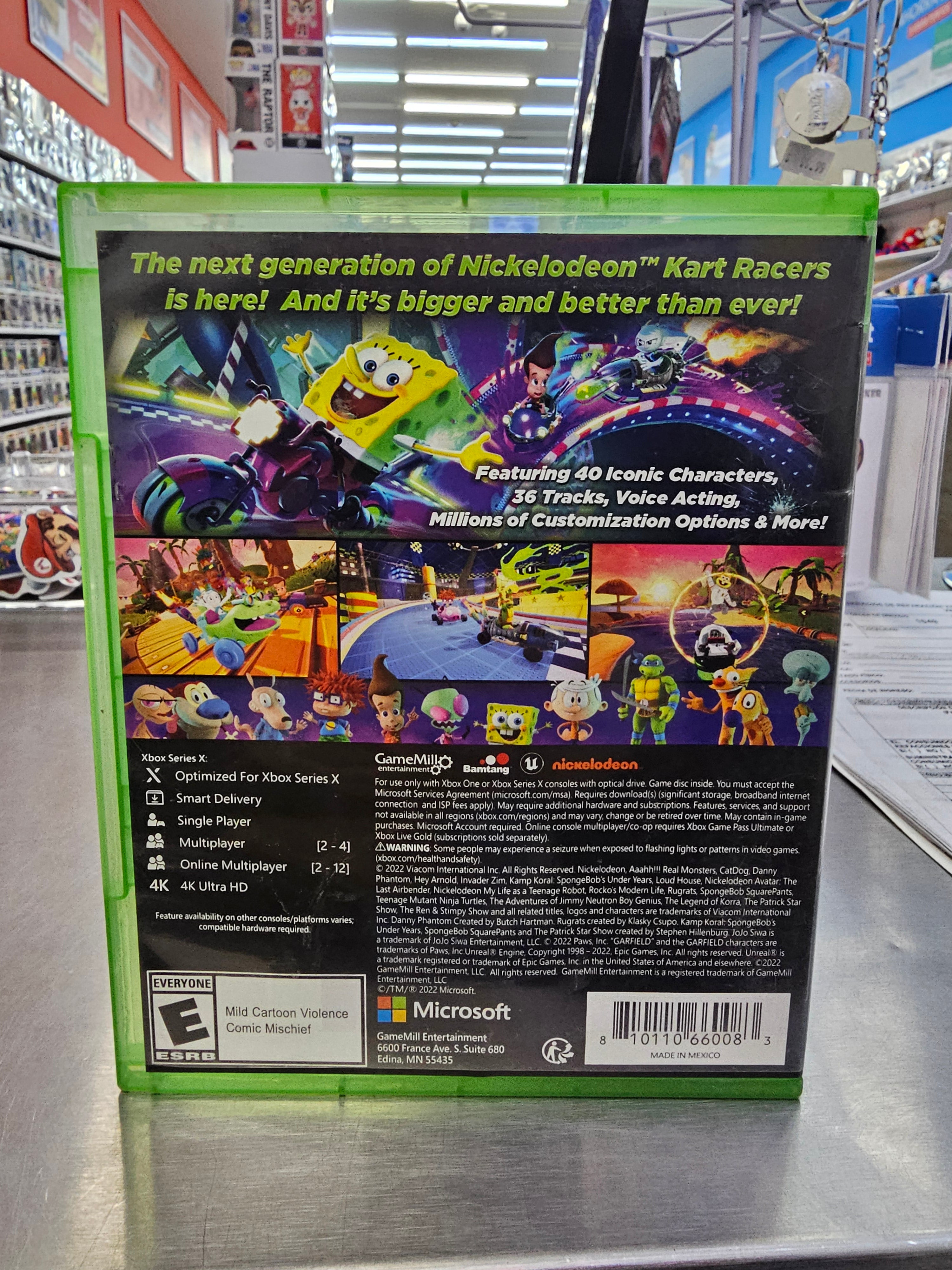 Nickelodeon Kart Racers 3 Slime Speedway Xbox one Usado