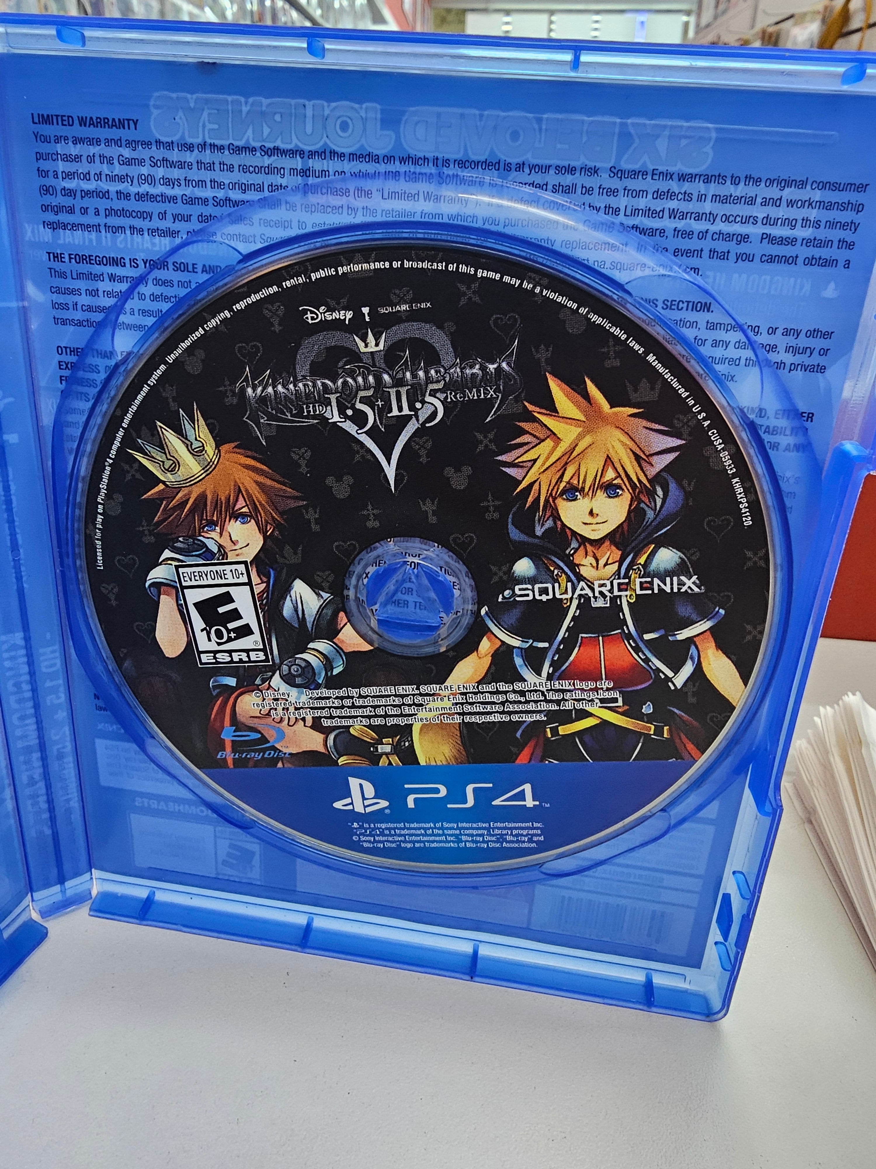 Kingdom Hearts Hd 1.5+2.5 Remix Ps4 Usado