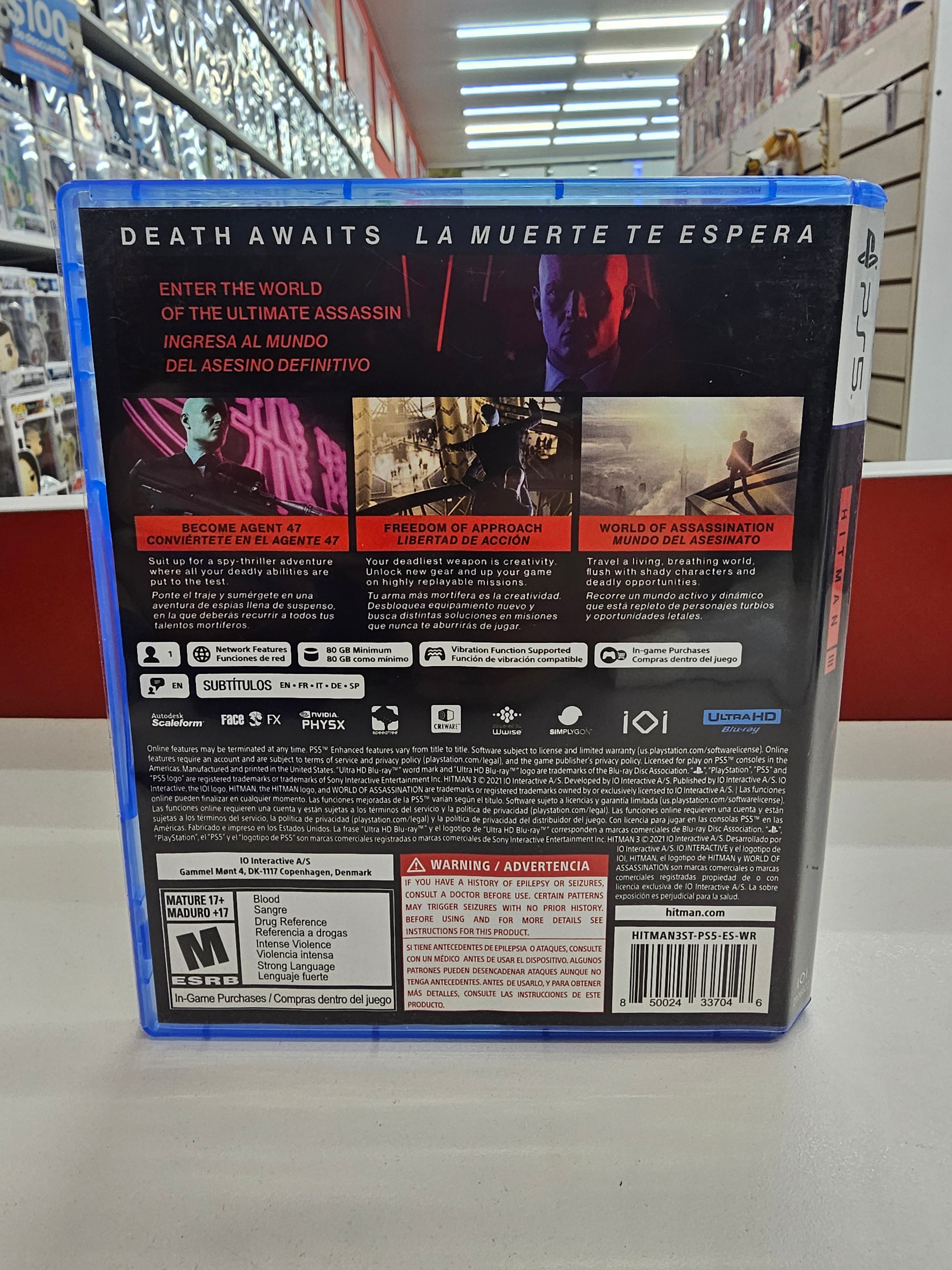 Hitman III Ps5 Usado