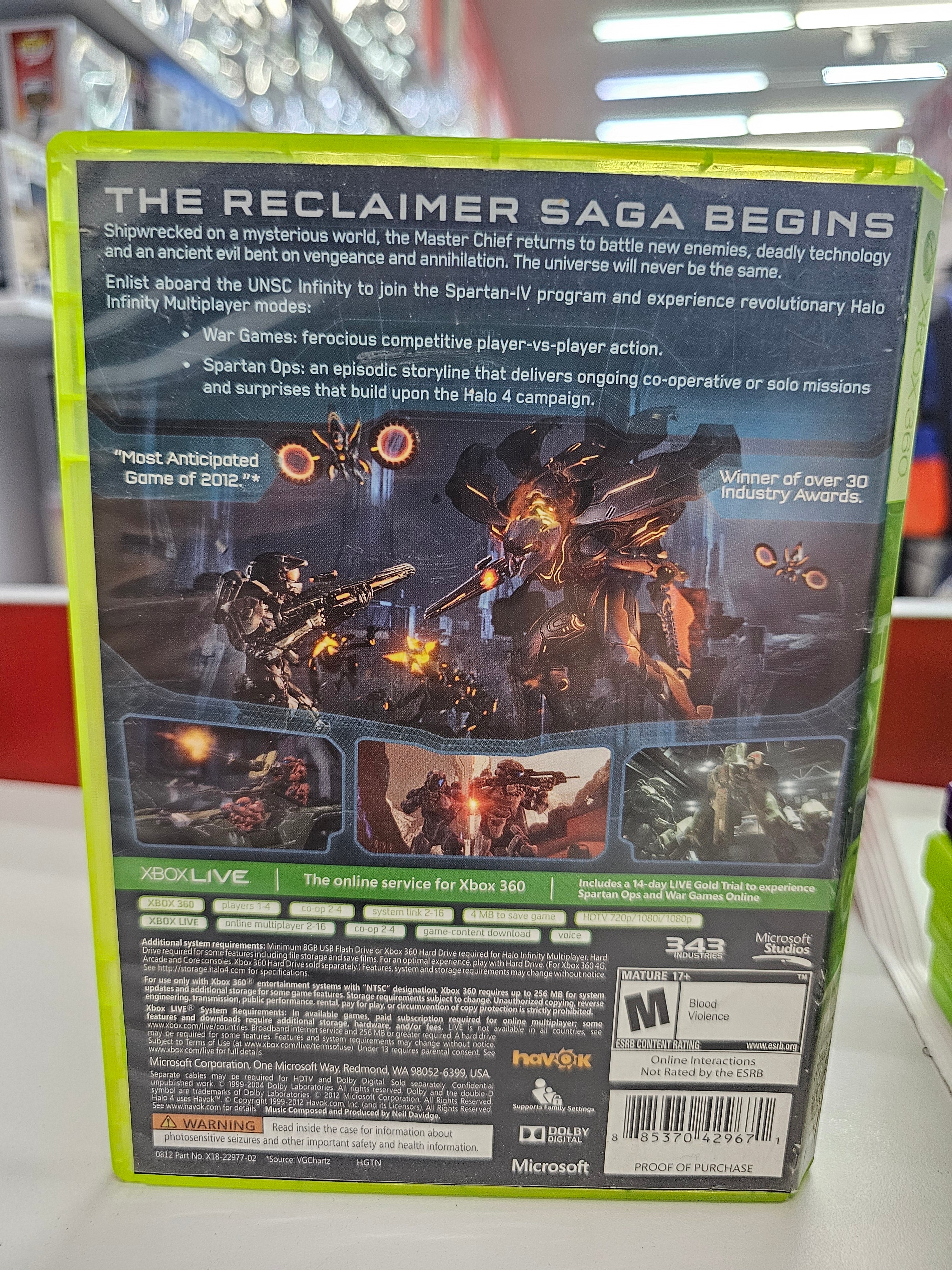 Halo 4 Xbox 360 Usado