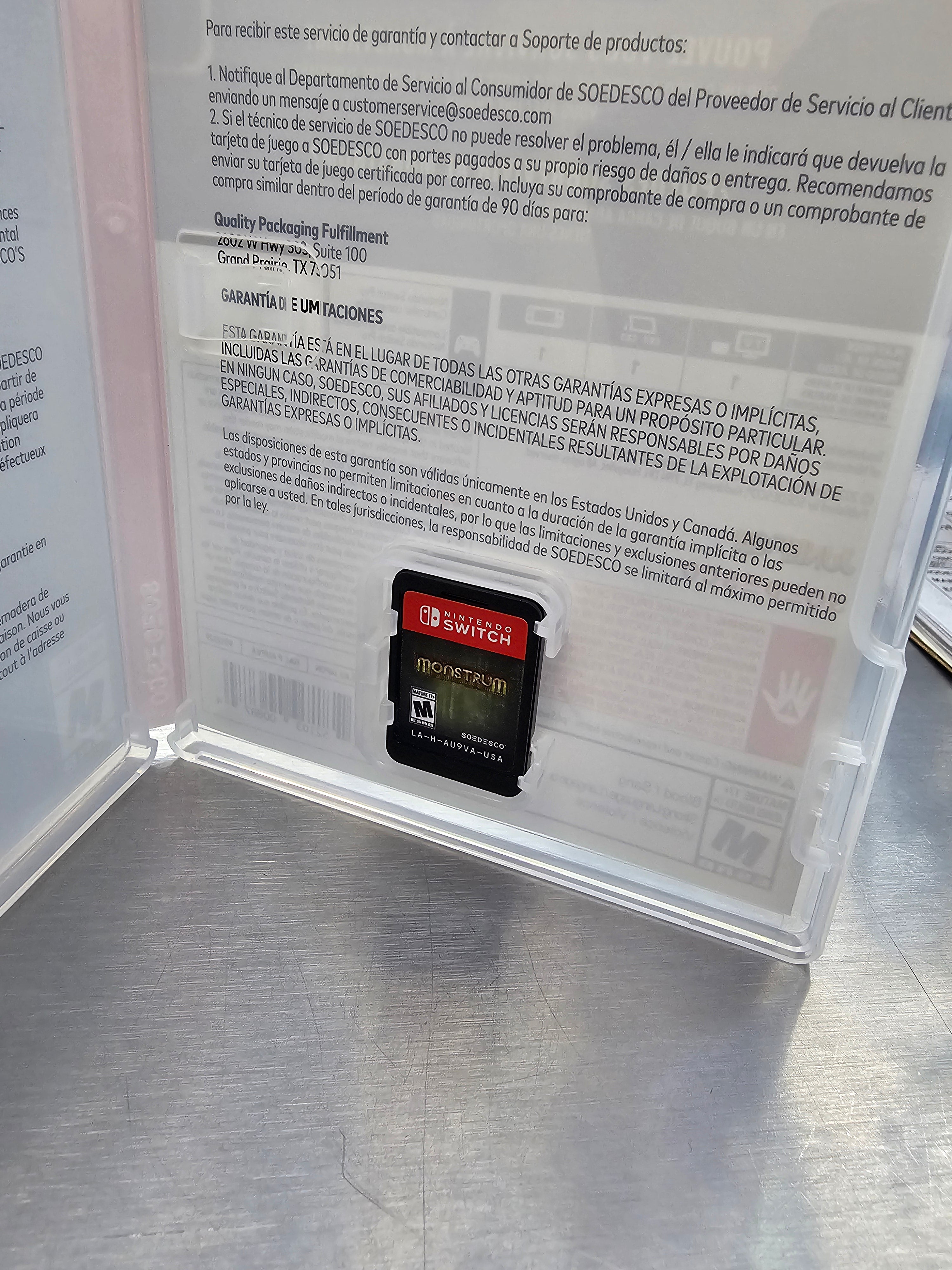 Monstrum Nintendo Switch Usado