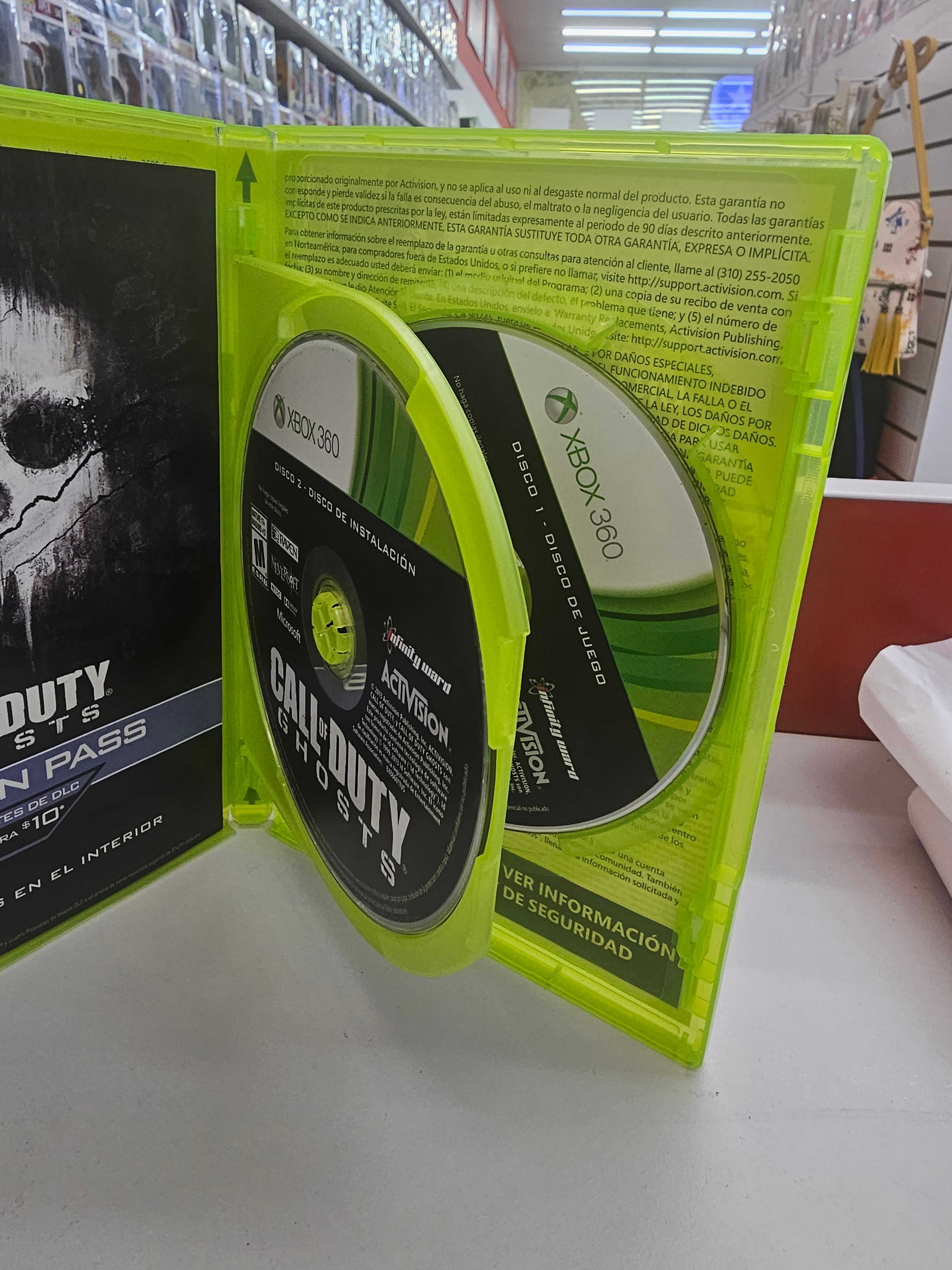 Call Of Duty Ghosts Xbox 360 Usado (Español)