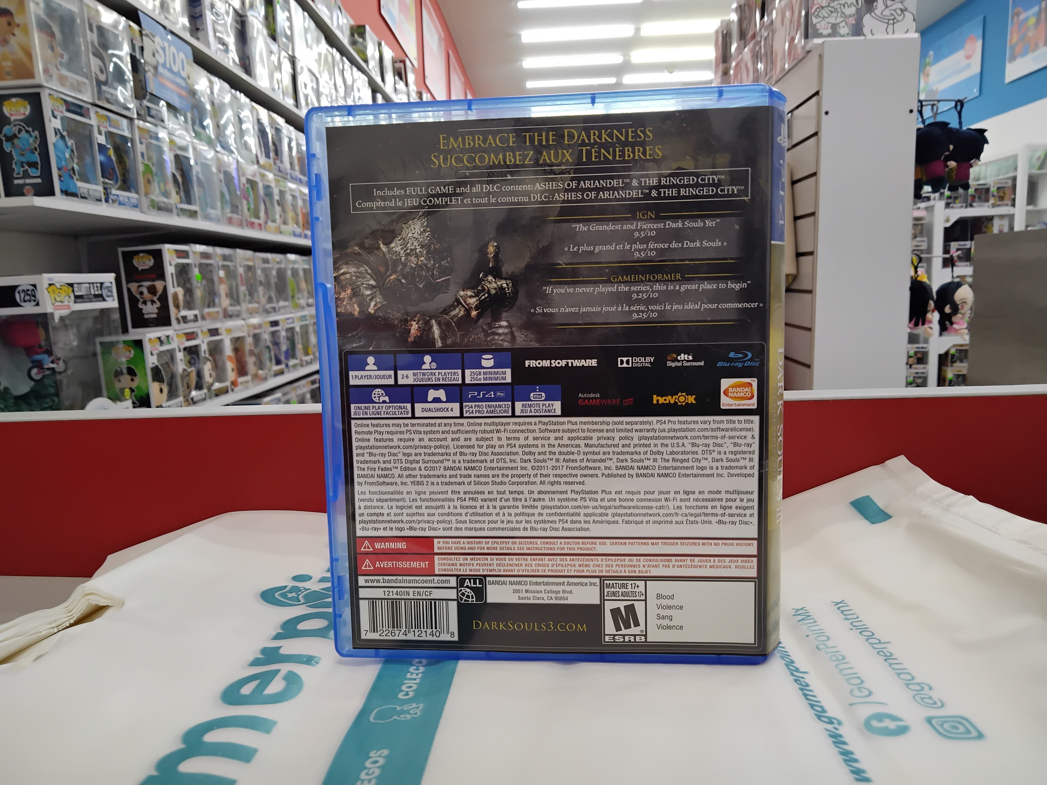 Dark Souls 3 The Fire Fades Edition Ps4  Usado