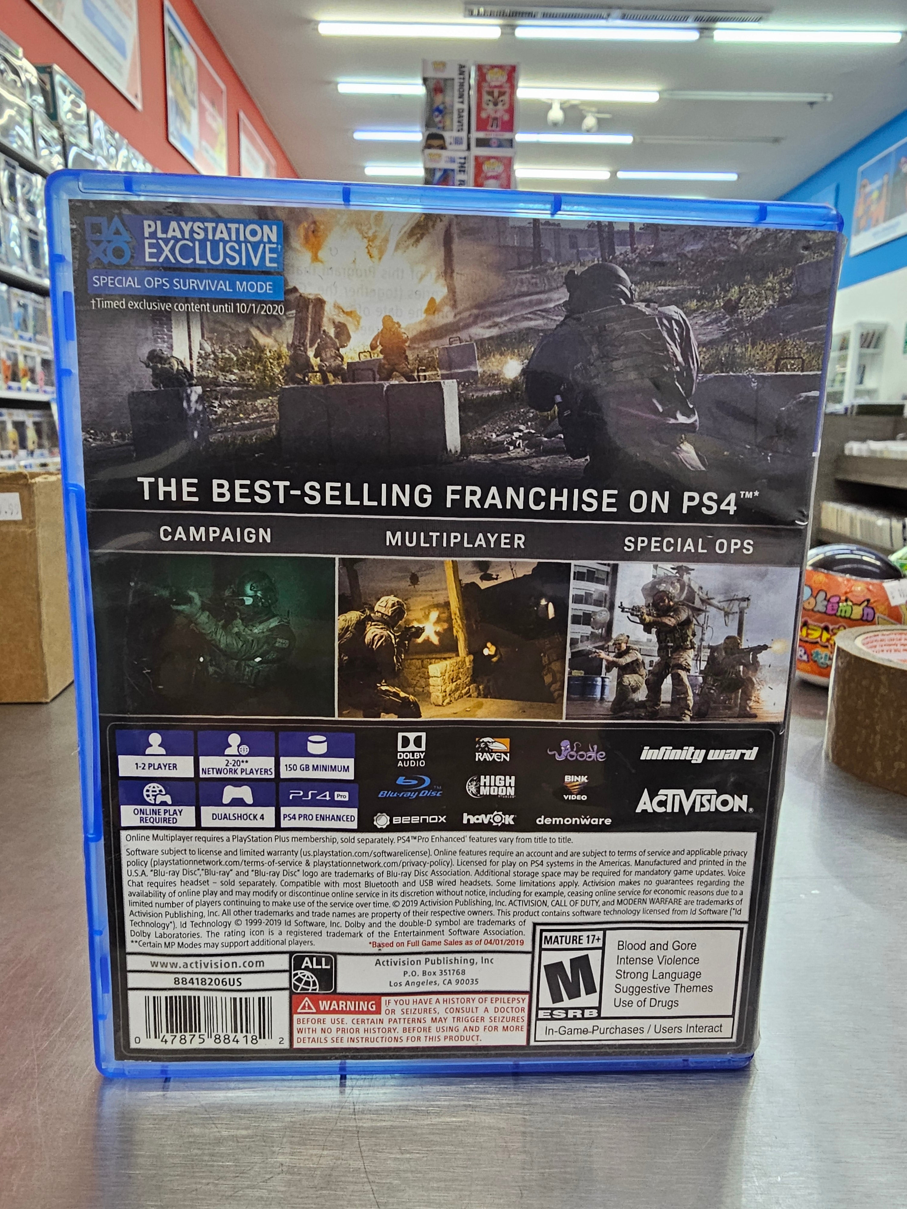 Call Of Duty Modern Warfare Ps4 Usado