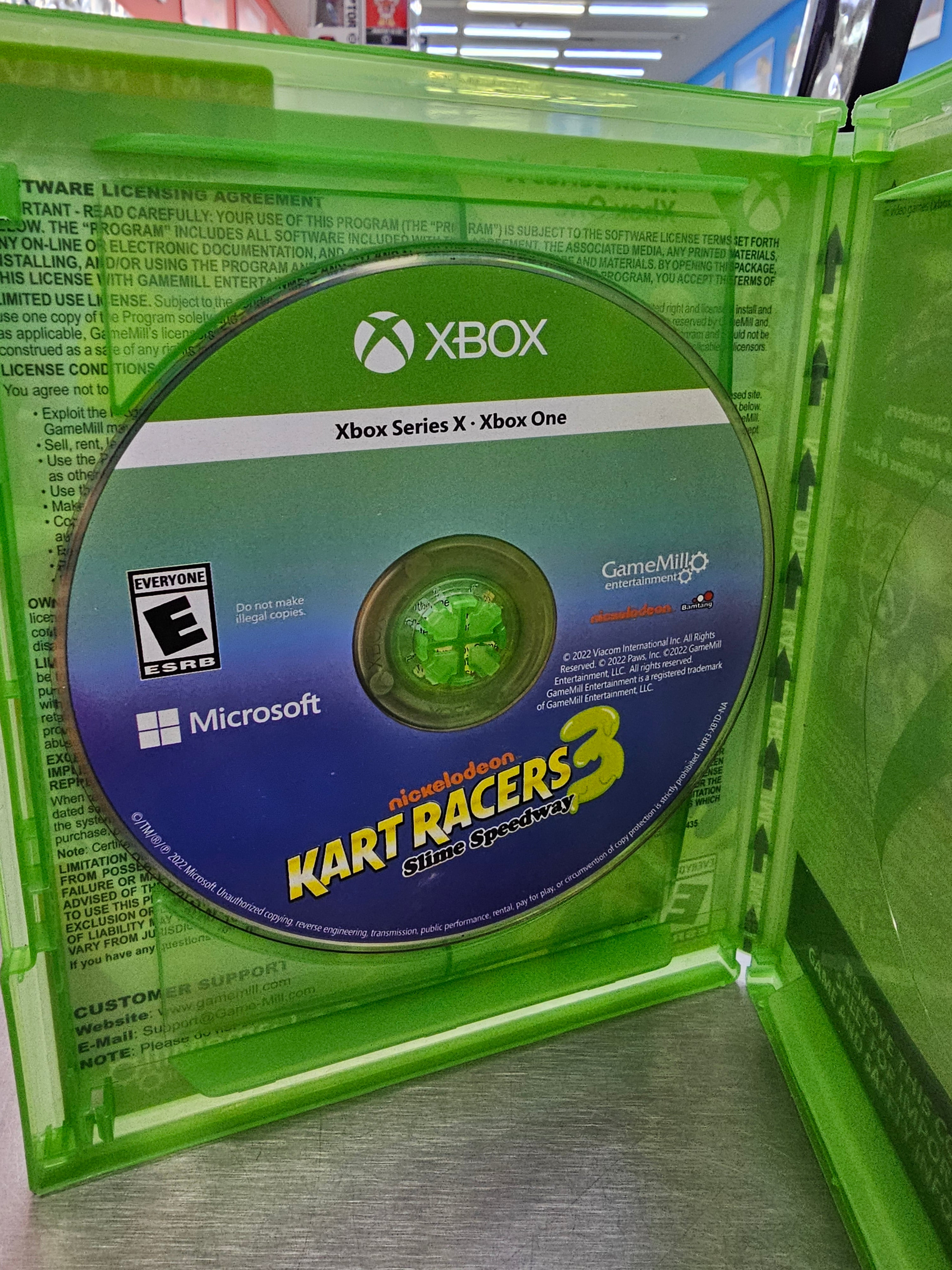 Nickelodeon Kart Racers 3 Slime Speedway Xbox one Usado