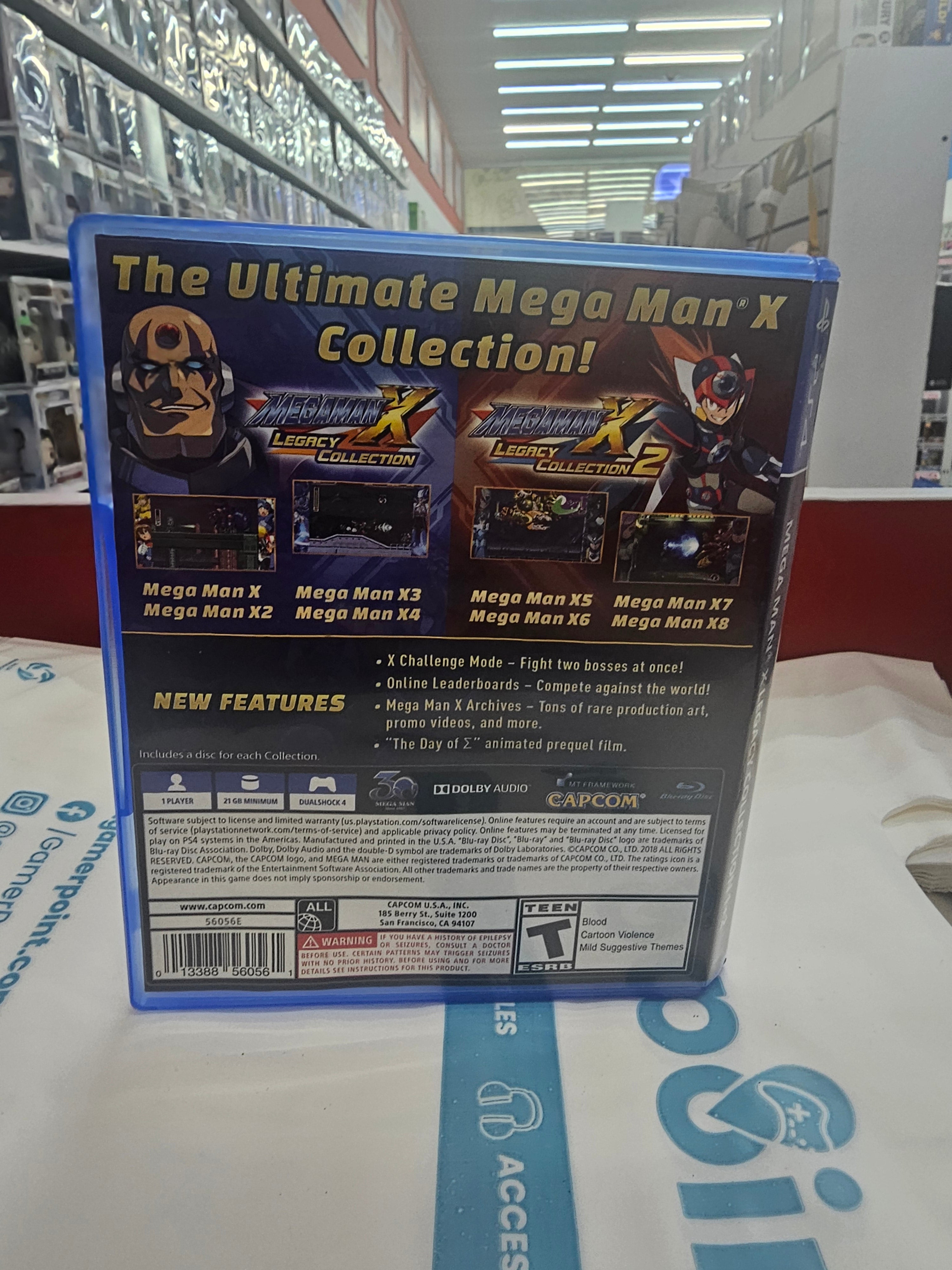 Megaman X Legacy Collection 1 + 2 PS4 Usado
