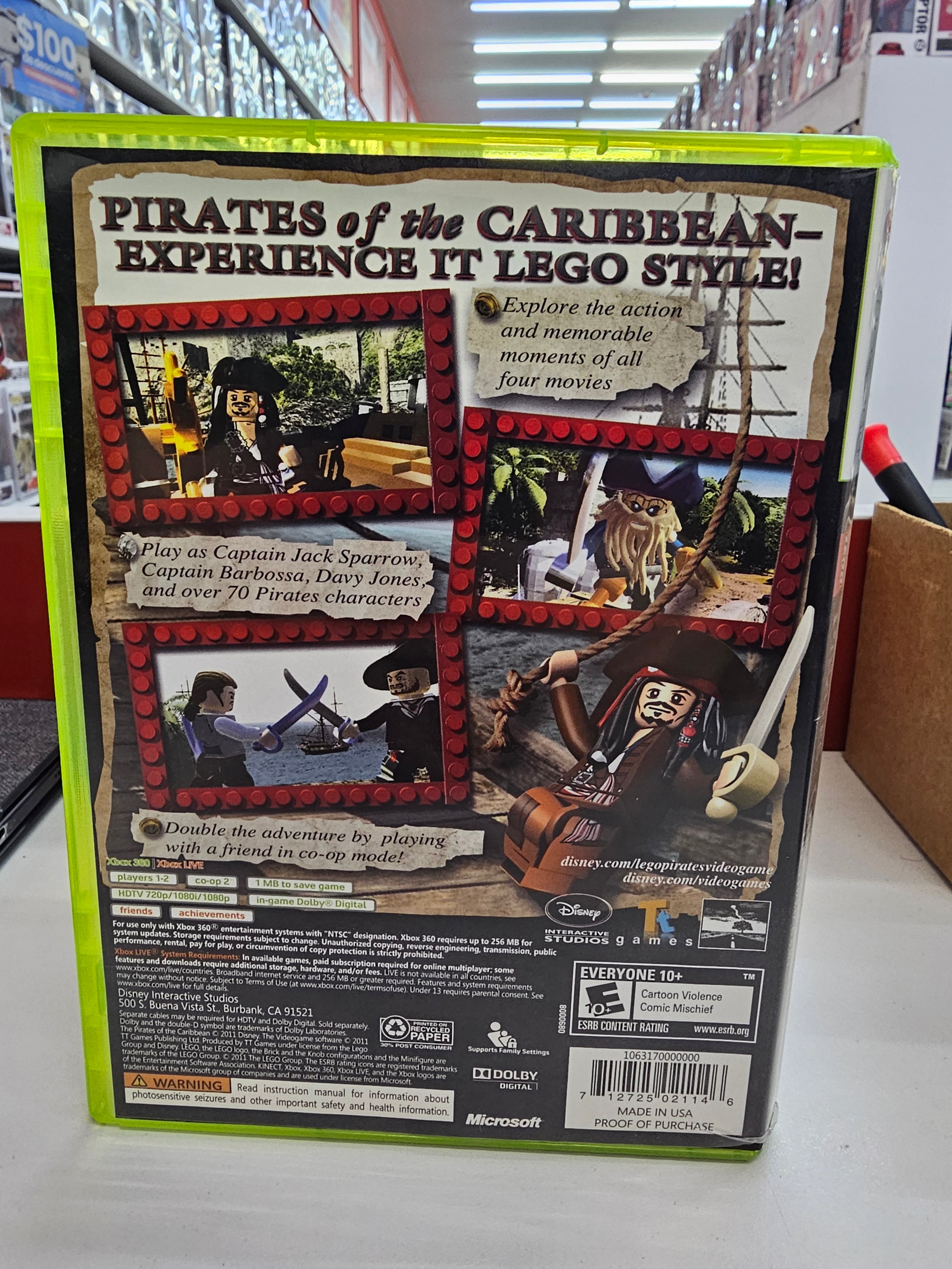 Lego Pirates of the Caribbean Xbox 360 Usado