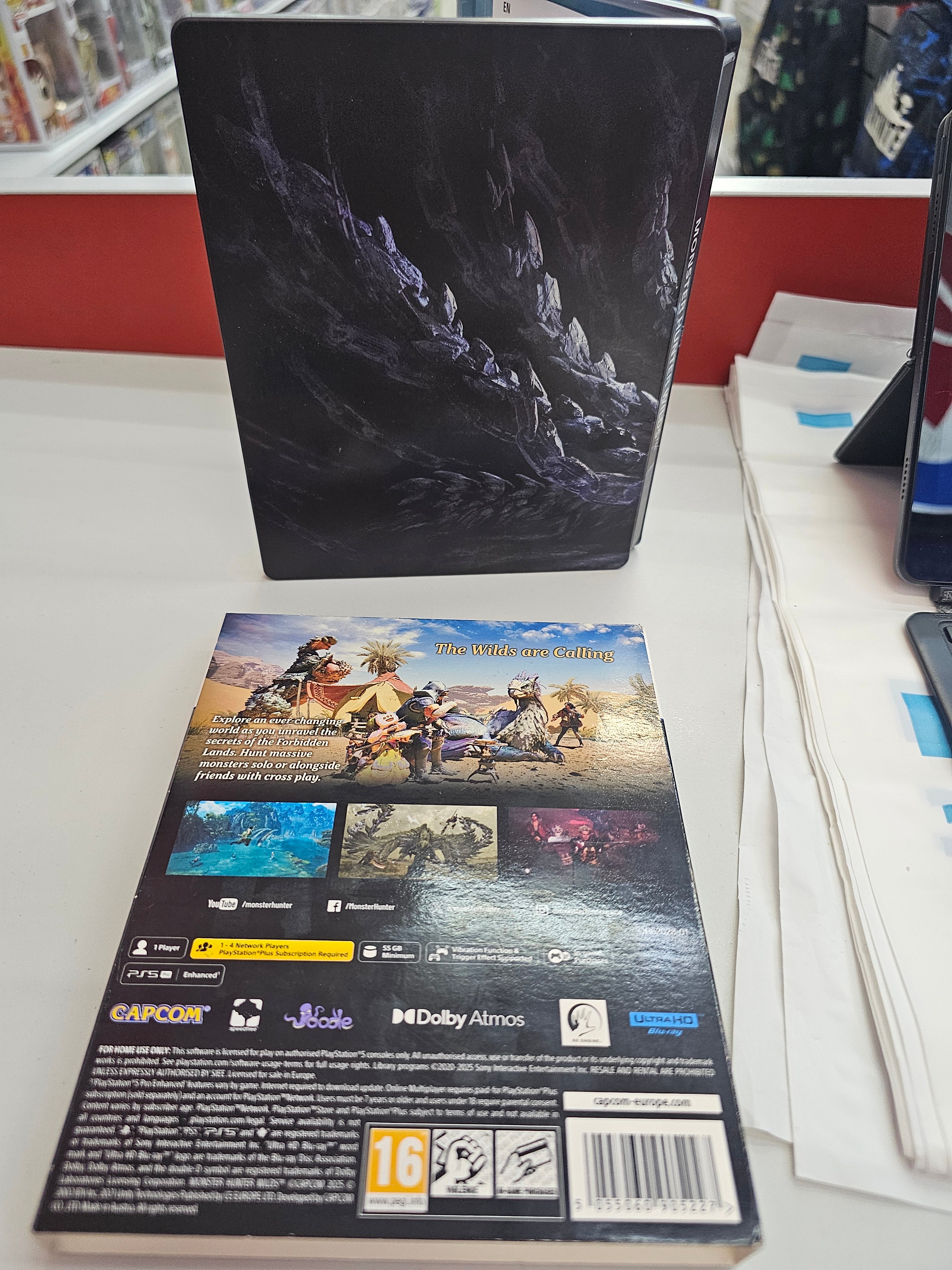 Monster Hunter Wilds Steel Case Eur PS5 Usado