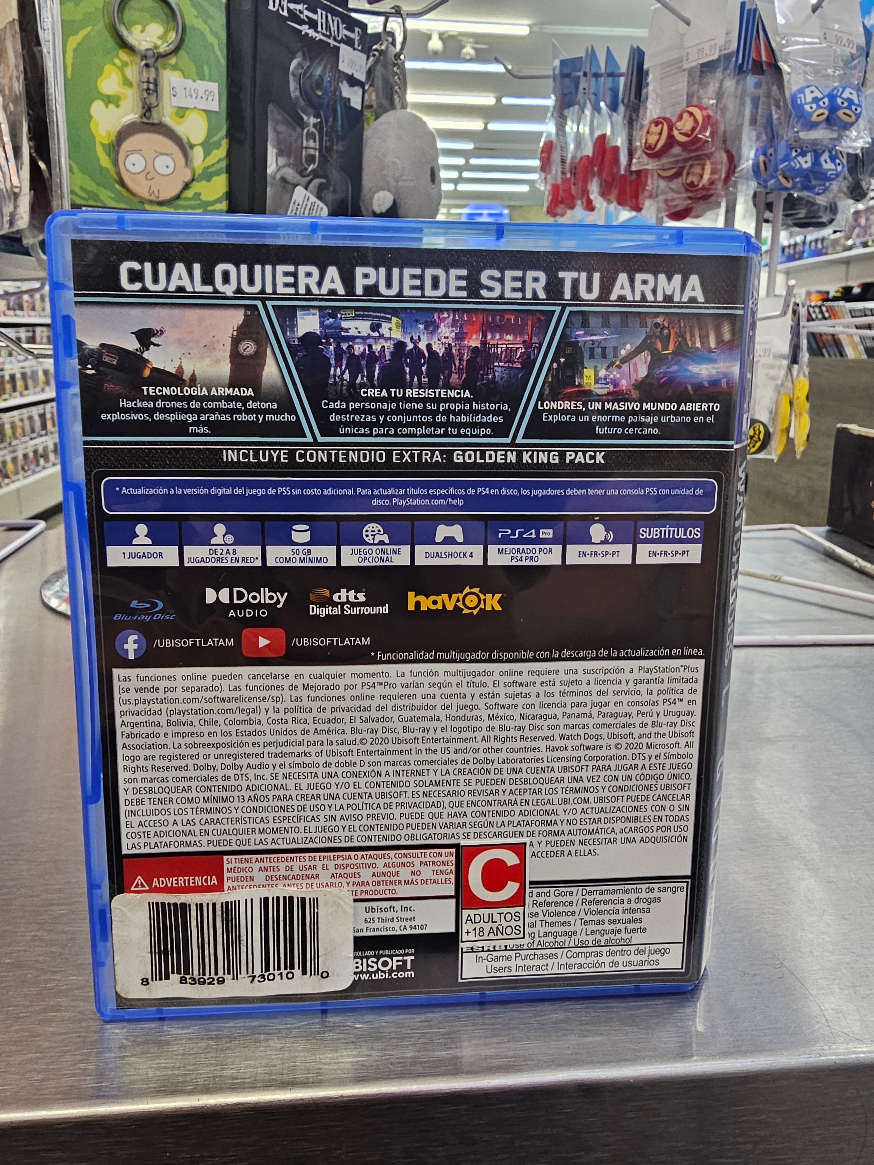 Watch Dogs Legion Ps4 Usado
