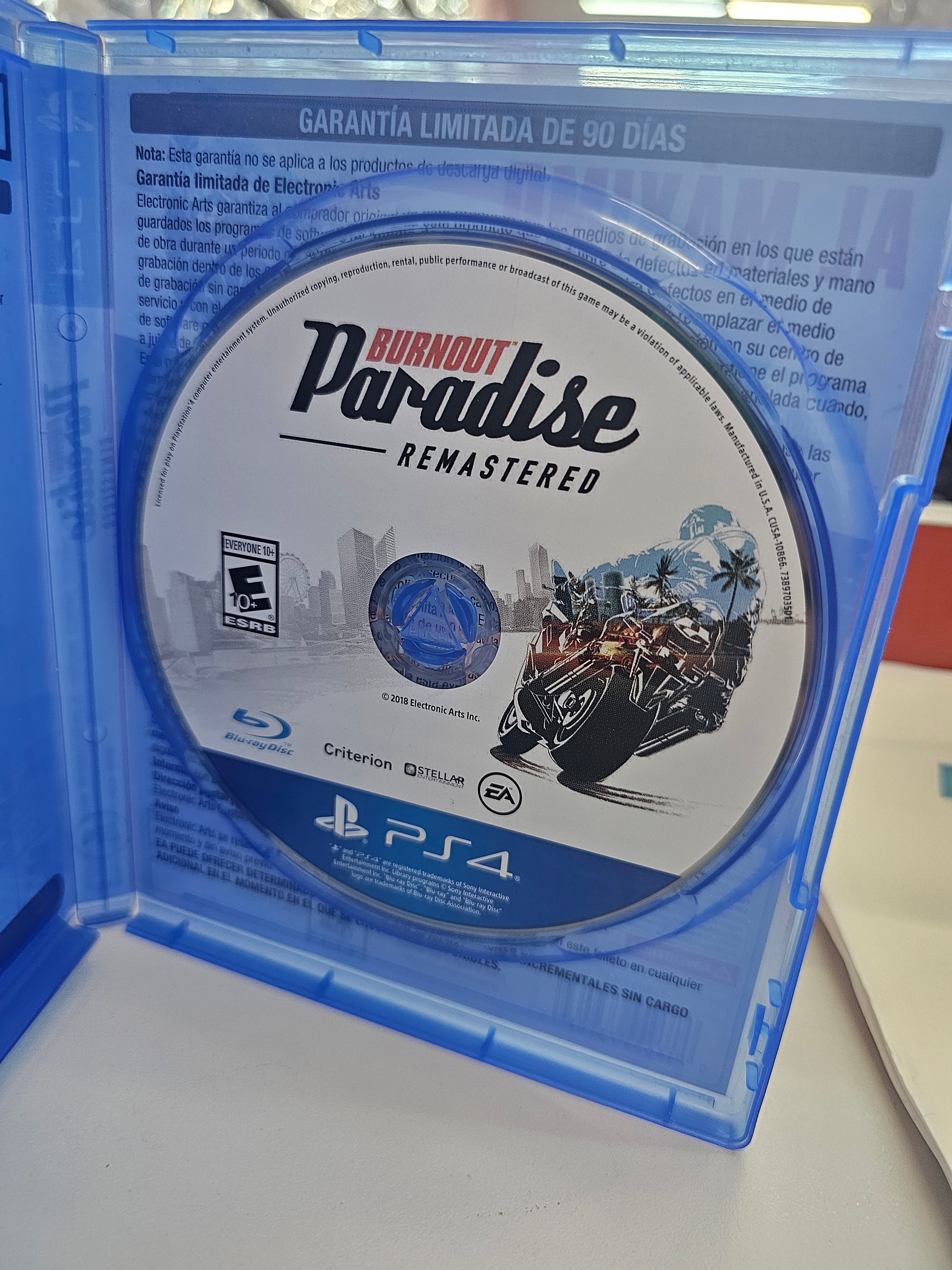 Burnout Paradise Remastered Ps4 Usado