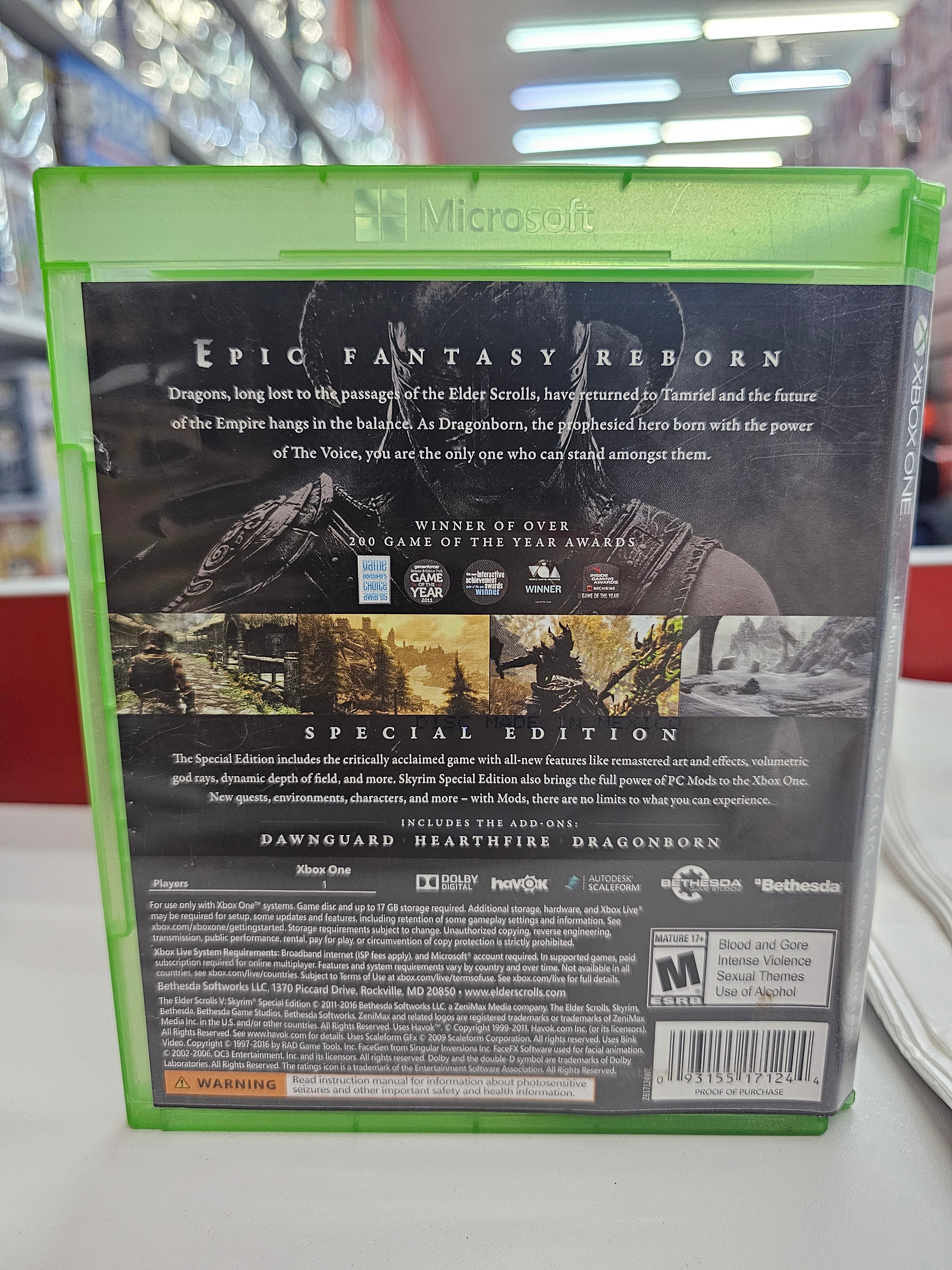 The Elder Schrolls V Skyrim Xbox one Usado