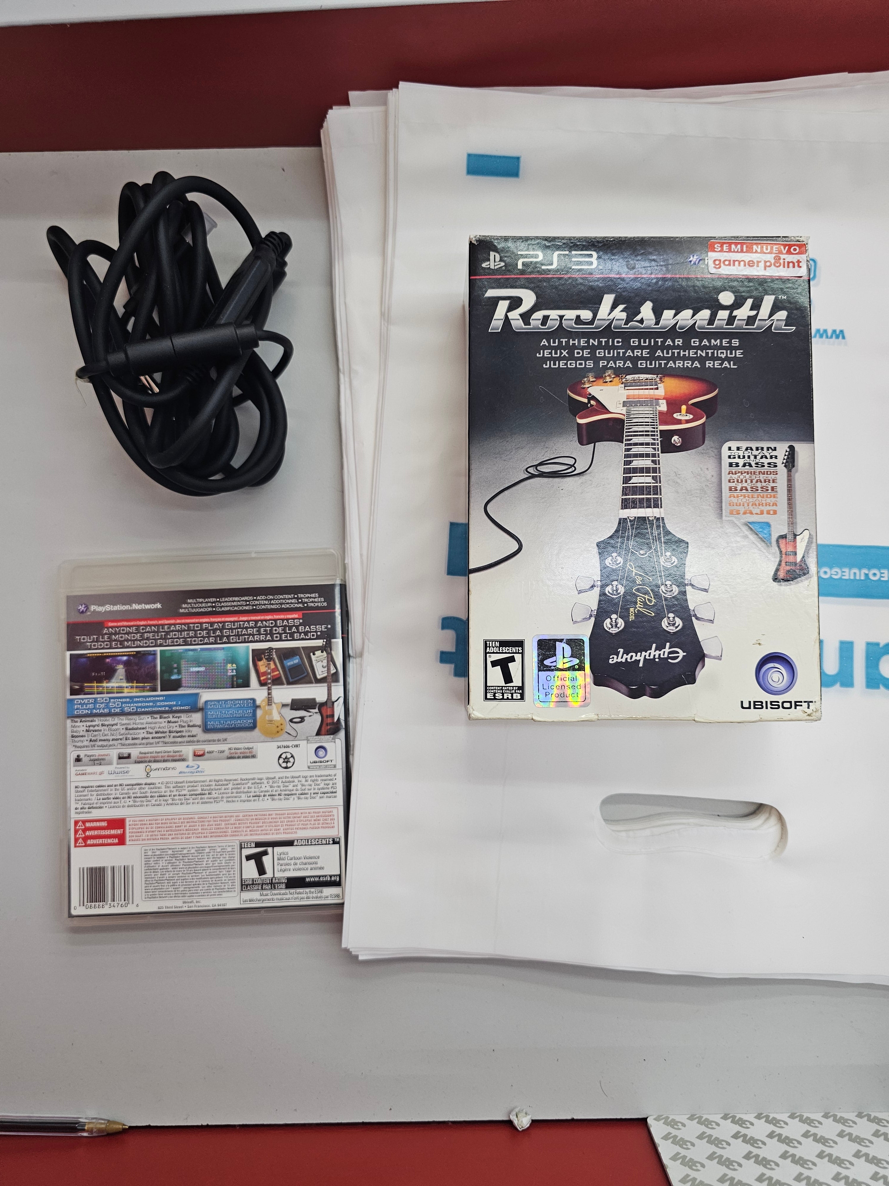 Rocksmith PS3 Usado - Cable