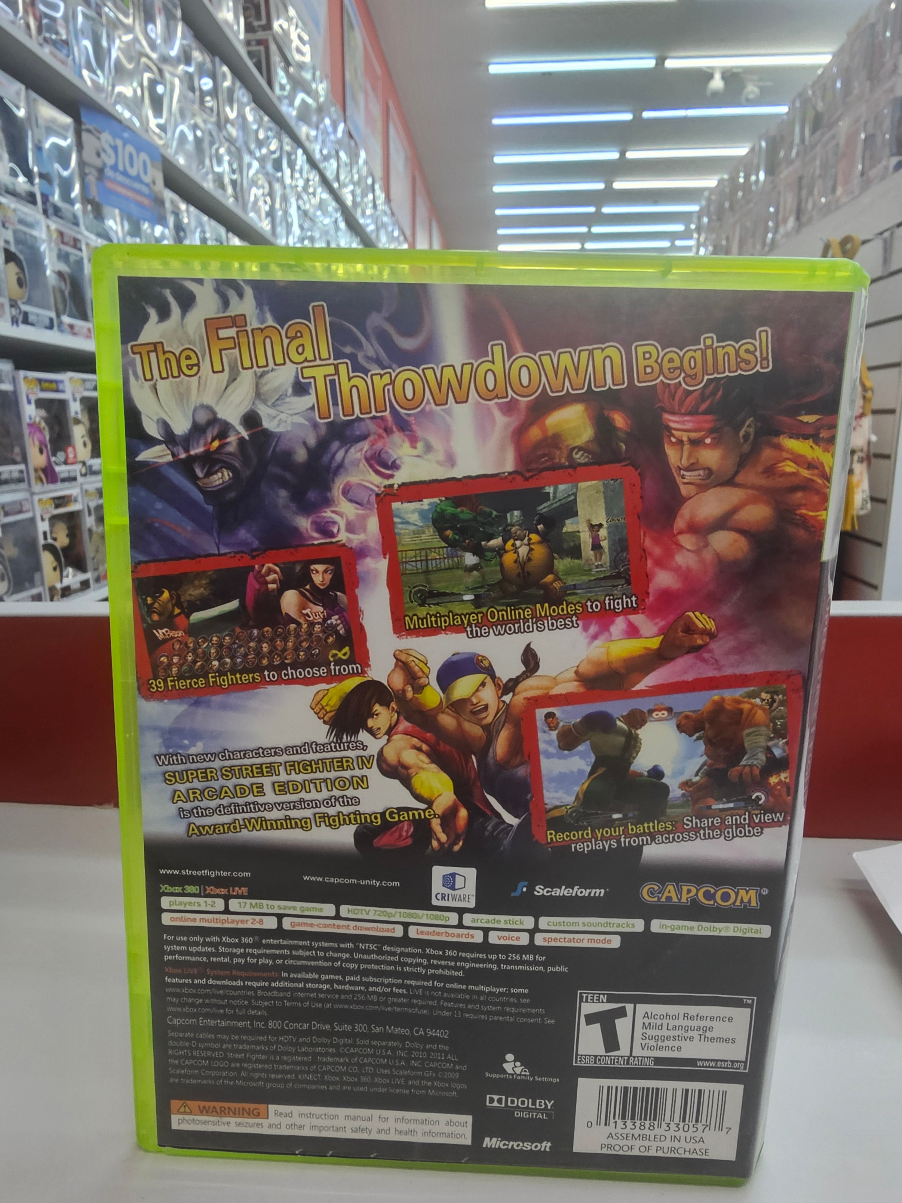 Super Street Fighter IV Arcade Edition Xbox 360 Usado