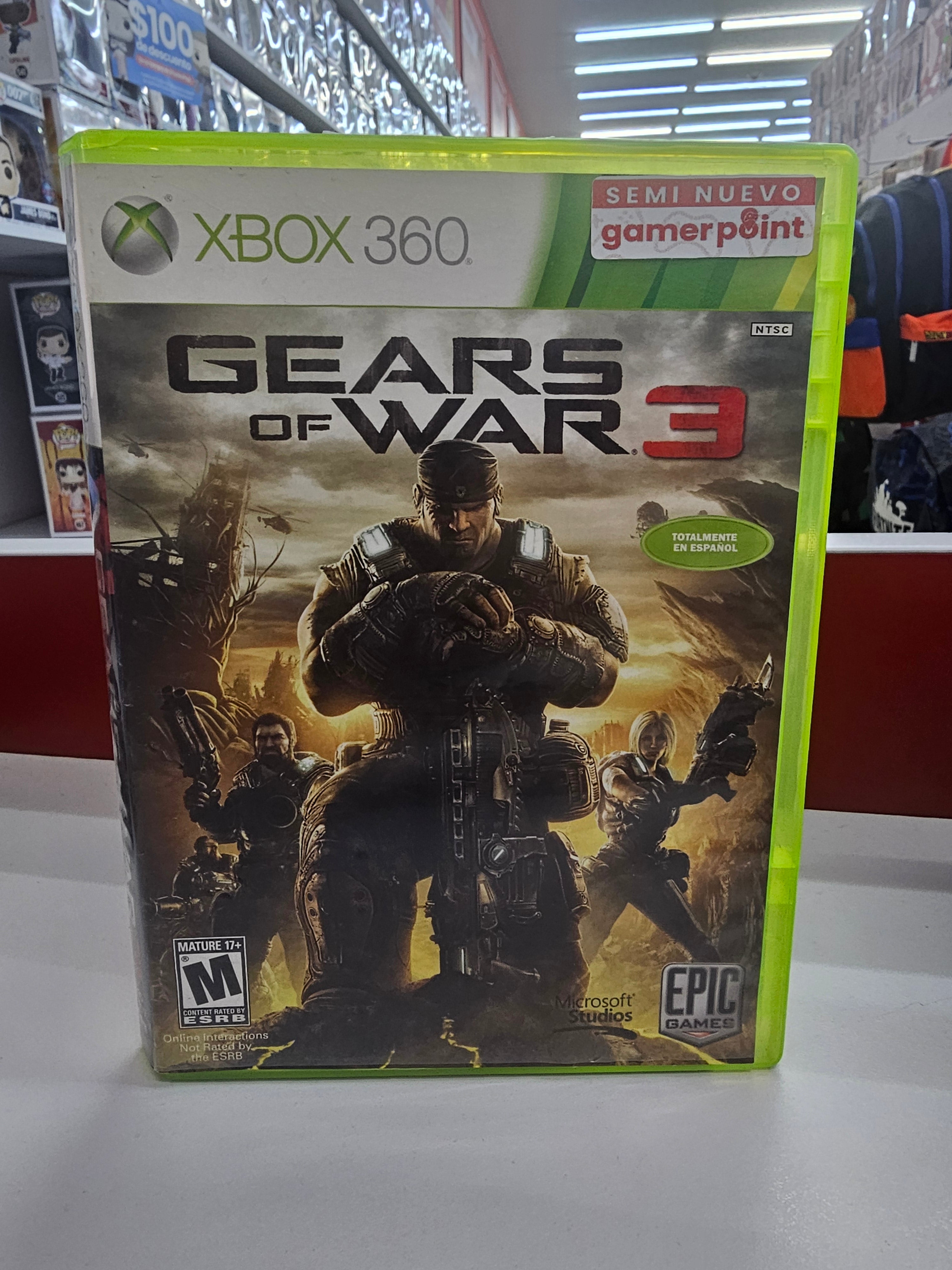 Gears Of War 3 Xbox 360 Usado