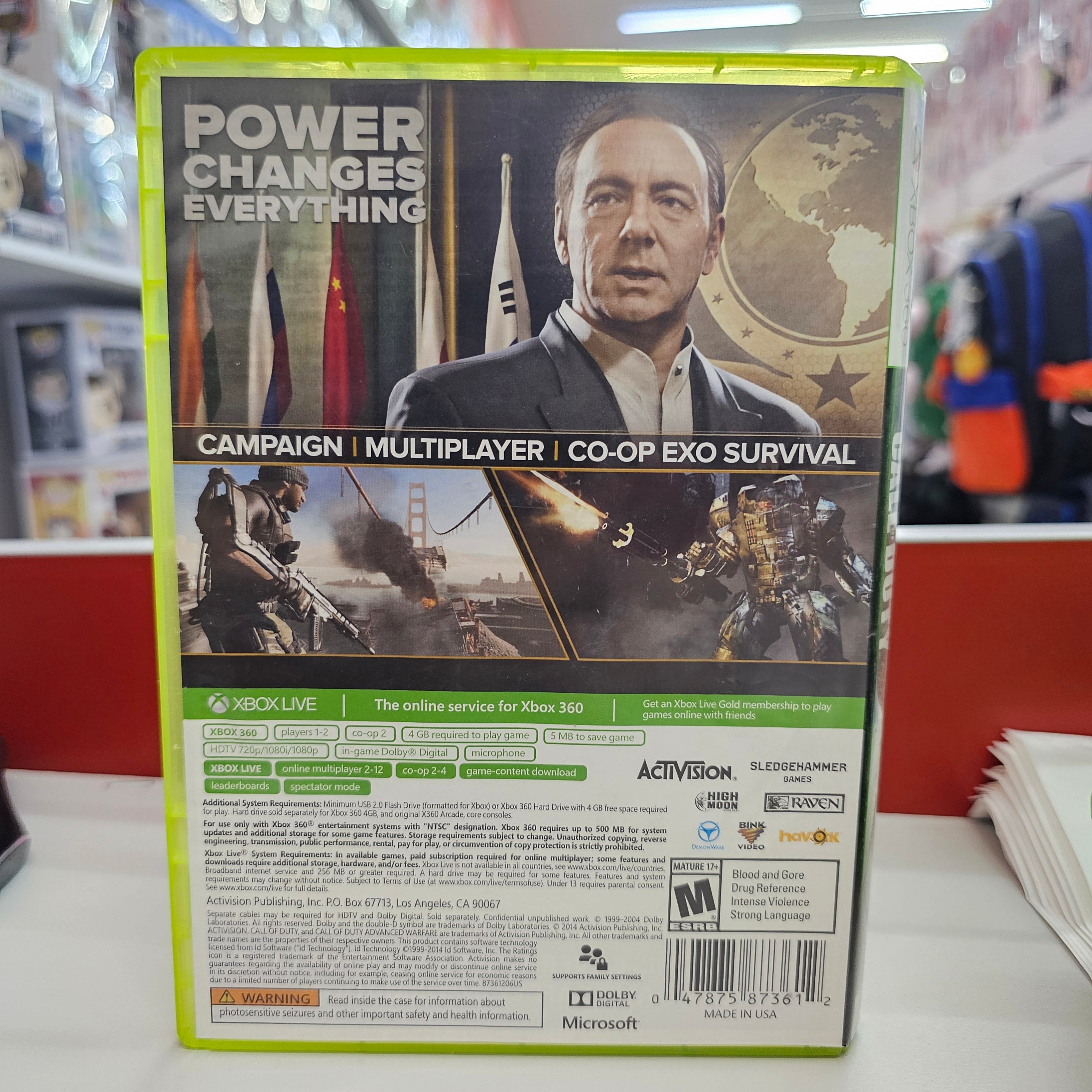 Call Of Duty Advanced Warfare Xbox 360  Usado