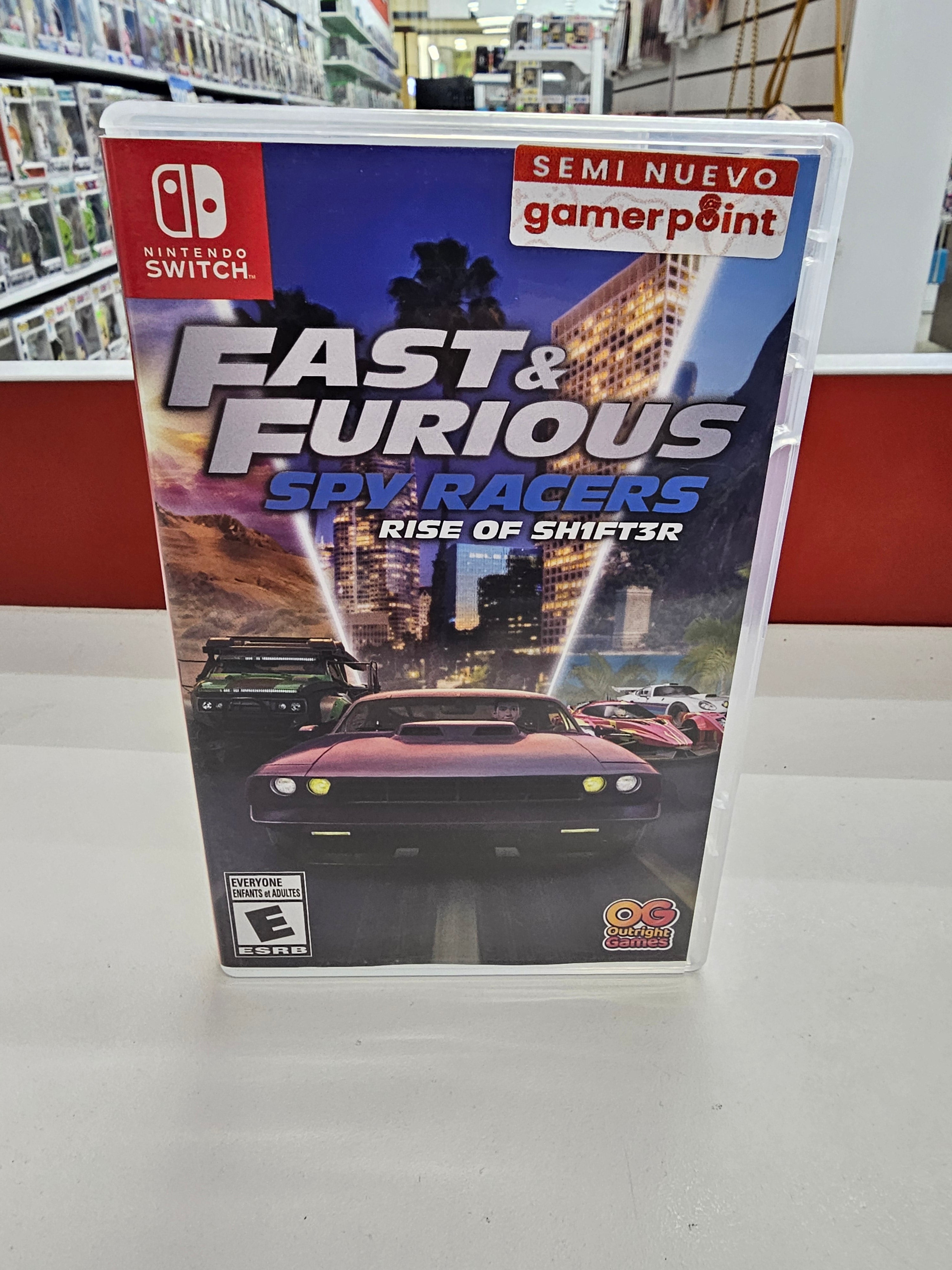Fast & Furious Spy Racers Rise of Shift3r Nintendo Switch Usado