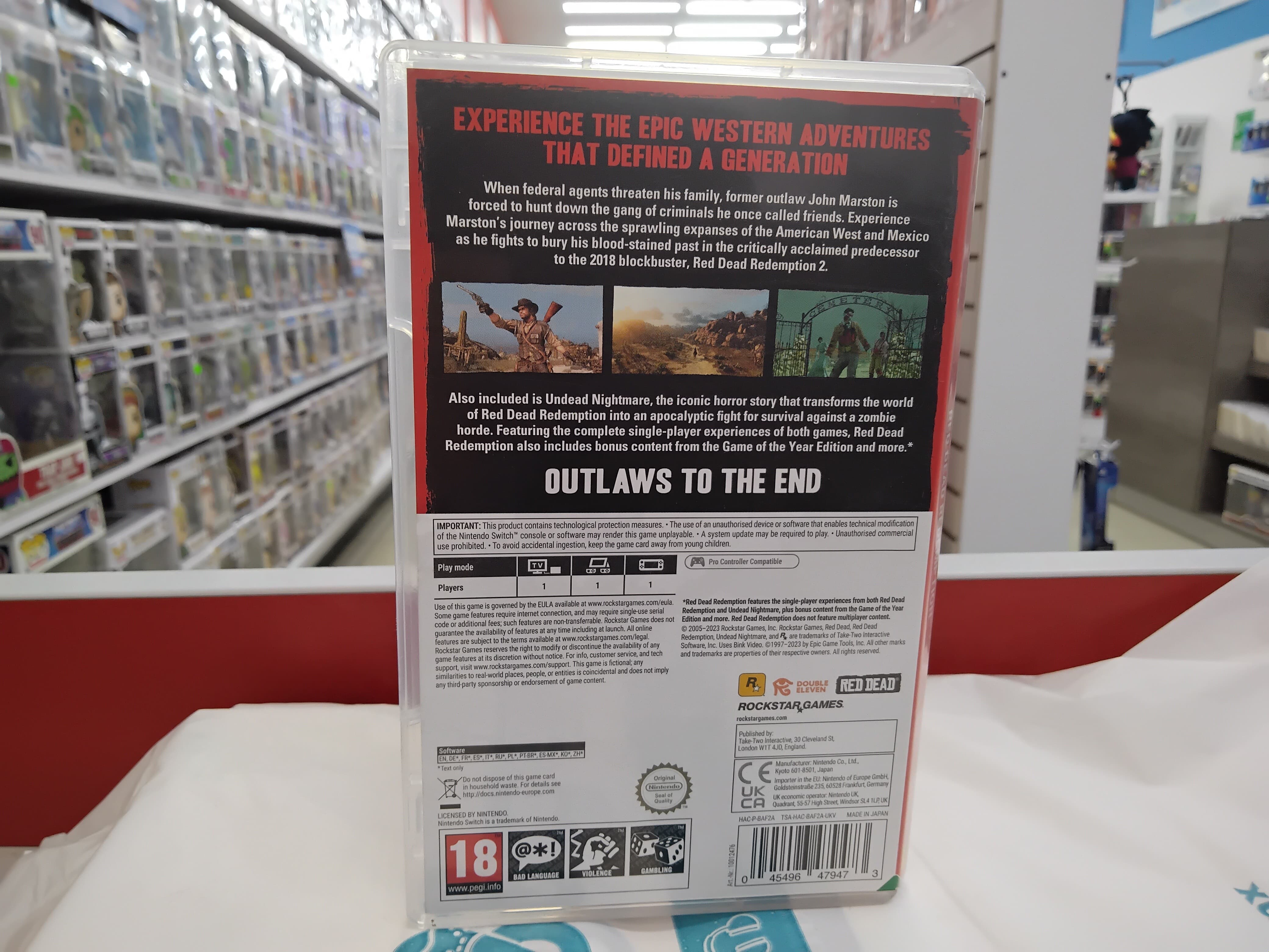 Red Dead Redemption Eur Switch Usado