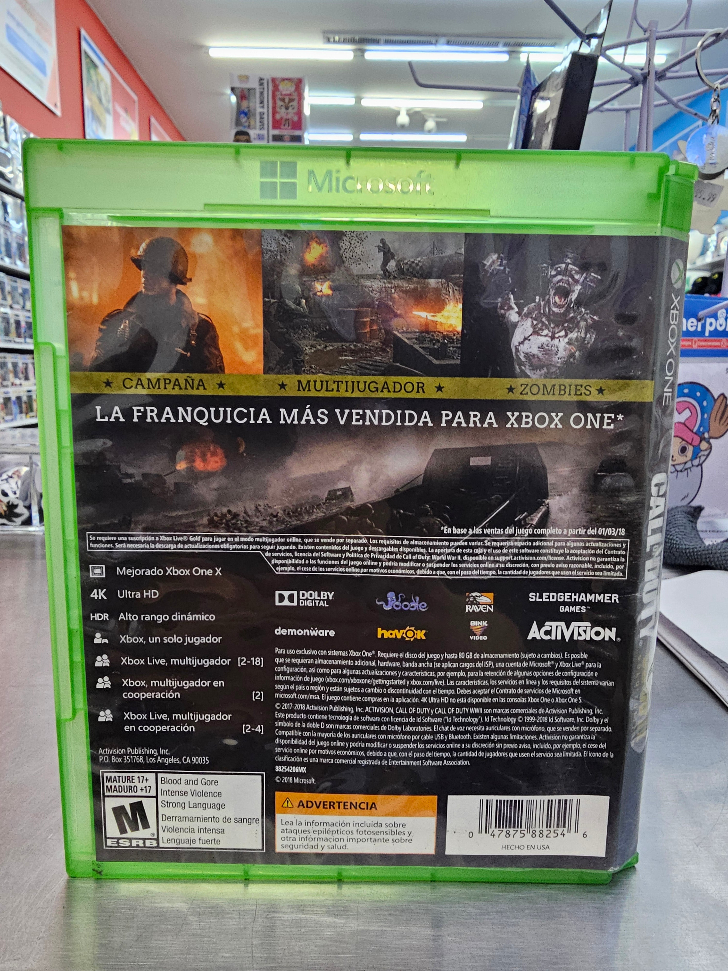 Call Of Duty WWII Xbox One Usado