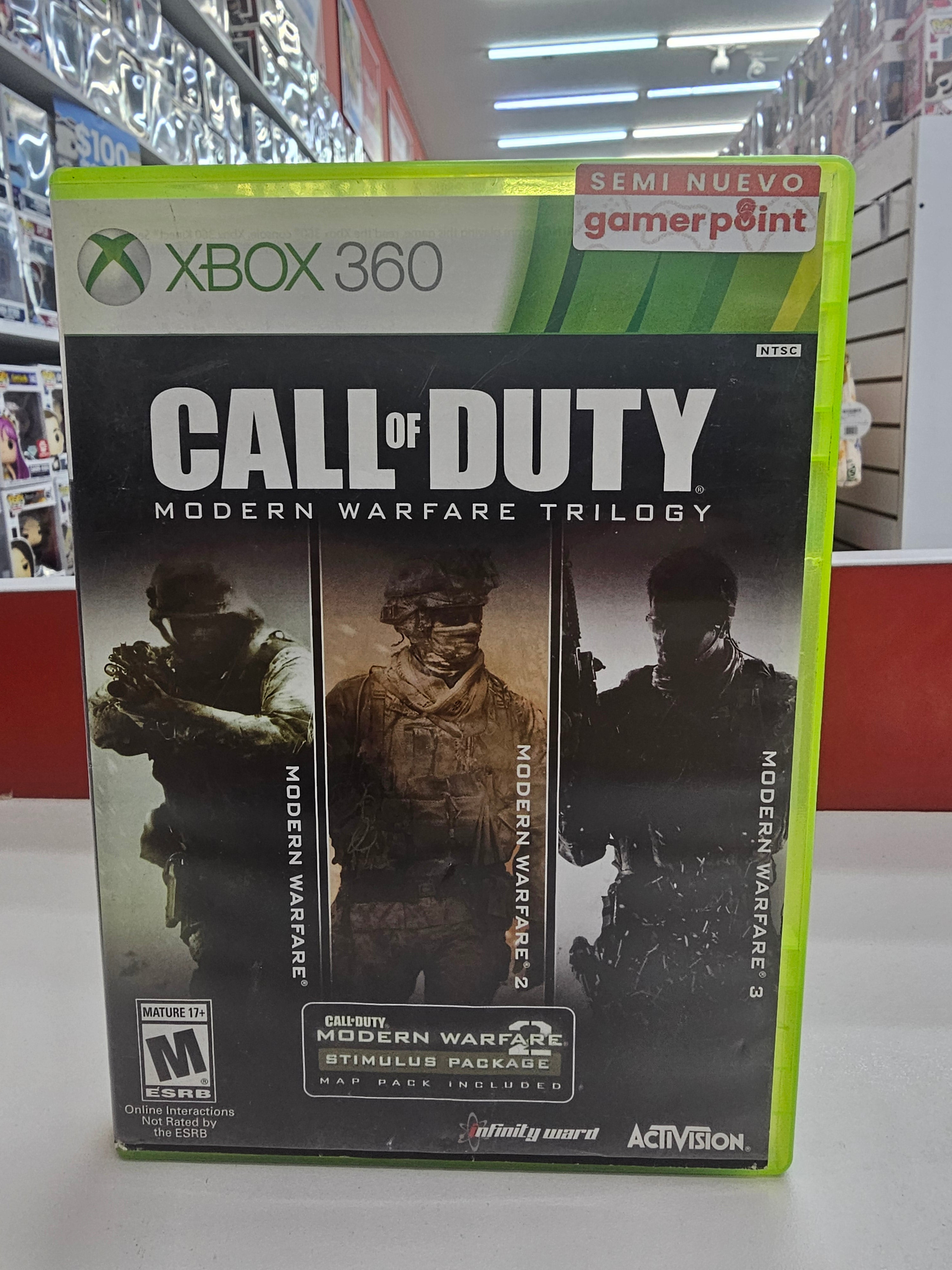 Call of Duty Modern Warfare Trilogy Xbox 360 Usado