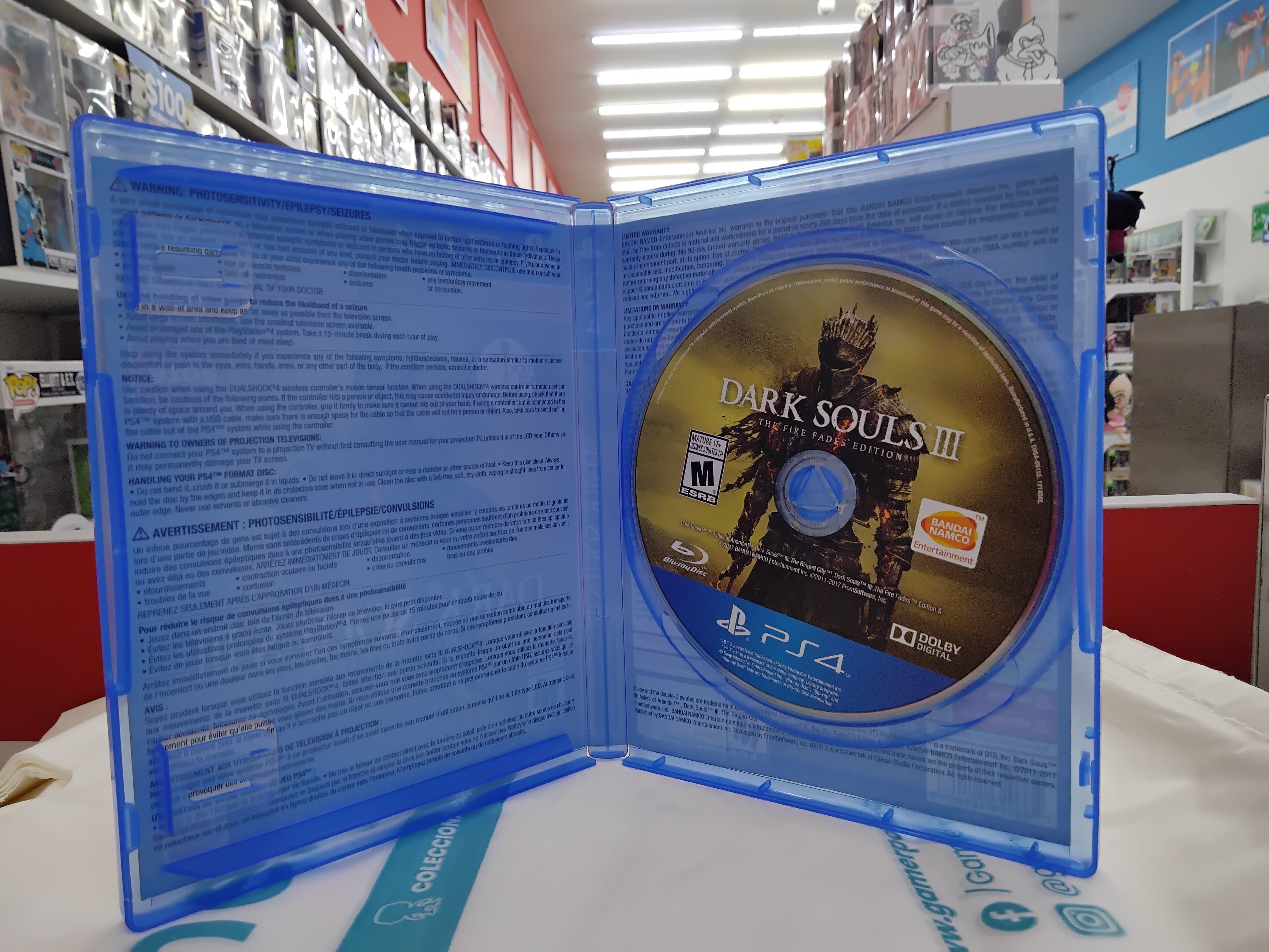 Dark Souls 3 The Fire Fades Edition Ps4  Usado