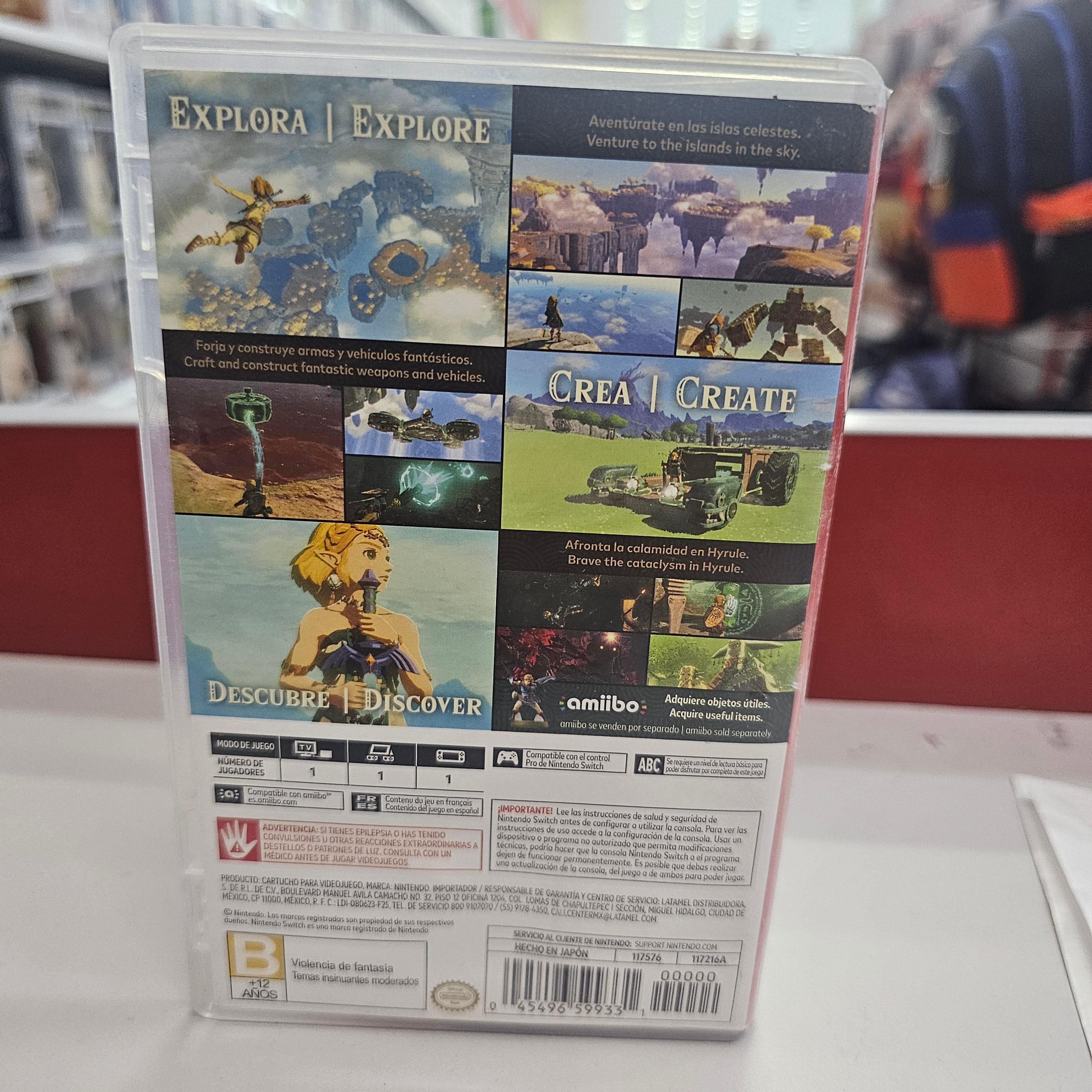 The Legend of Zelda Tears of the Kingdom Switch Usado