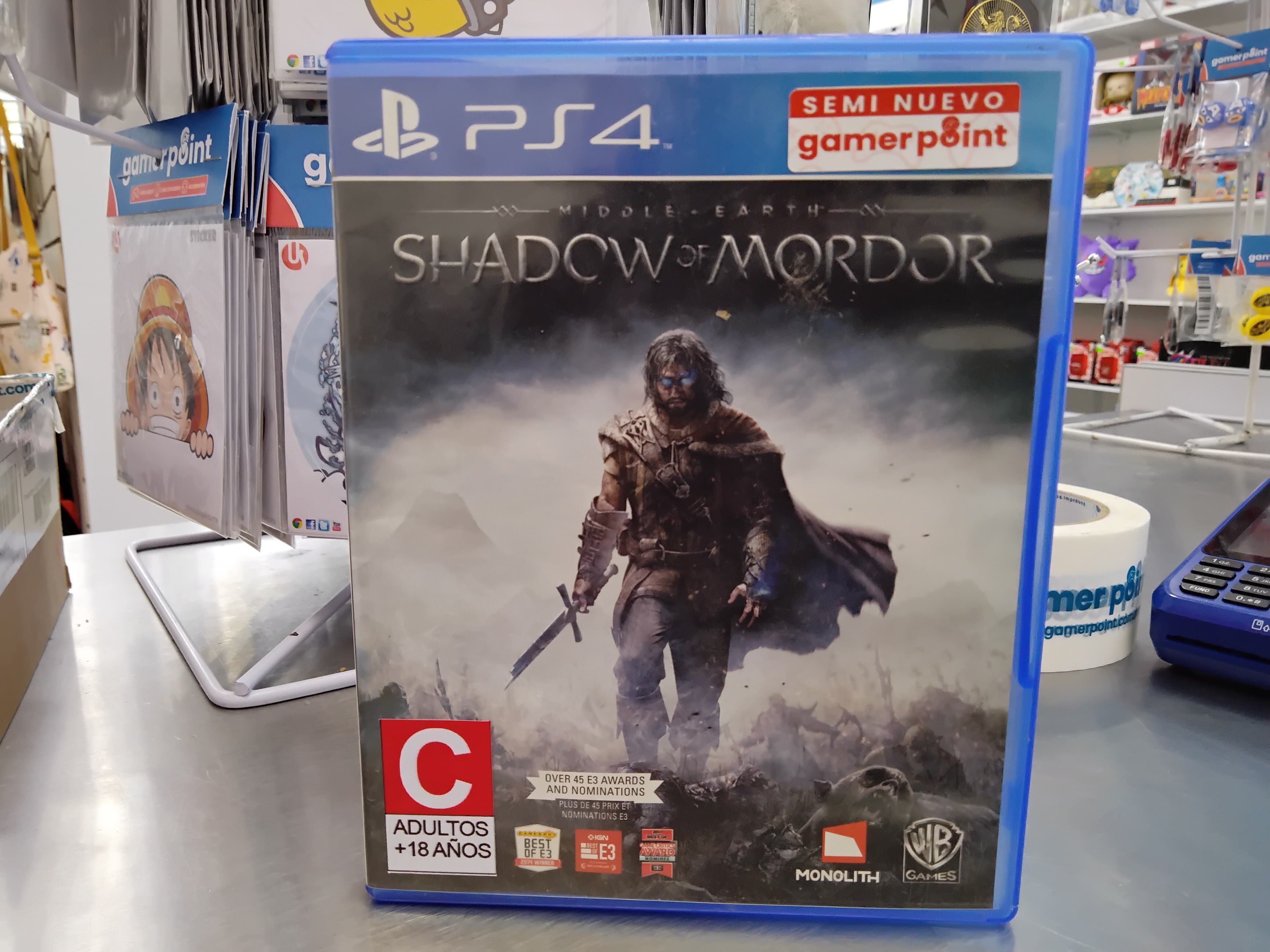 Middle Earth Shadow Of Mordor Ps4  Usado