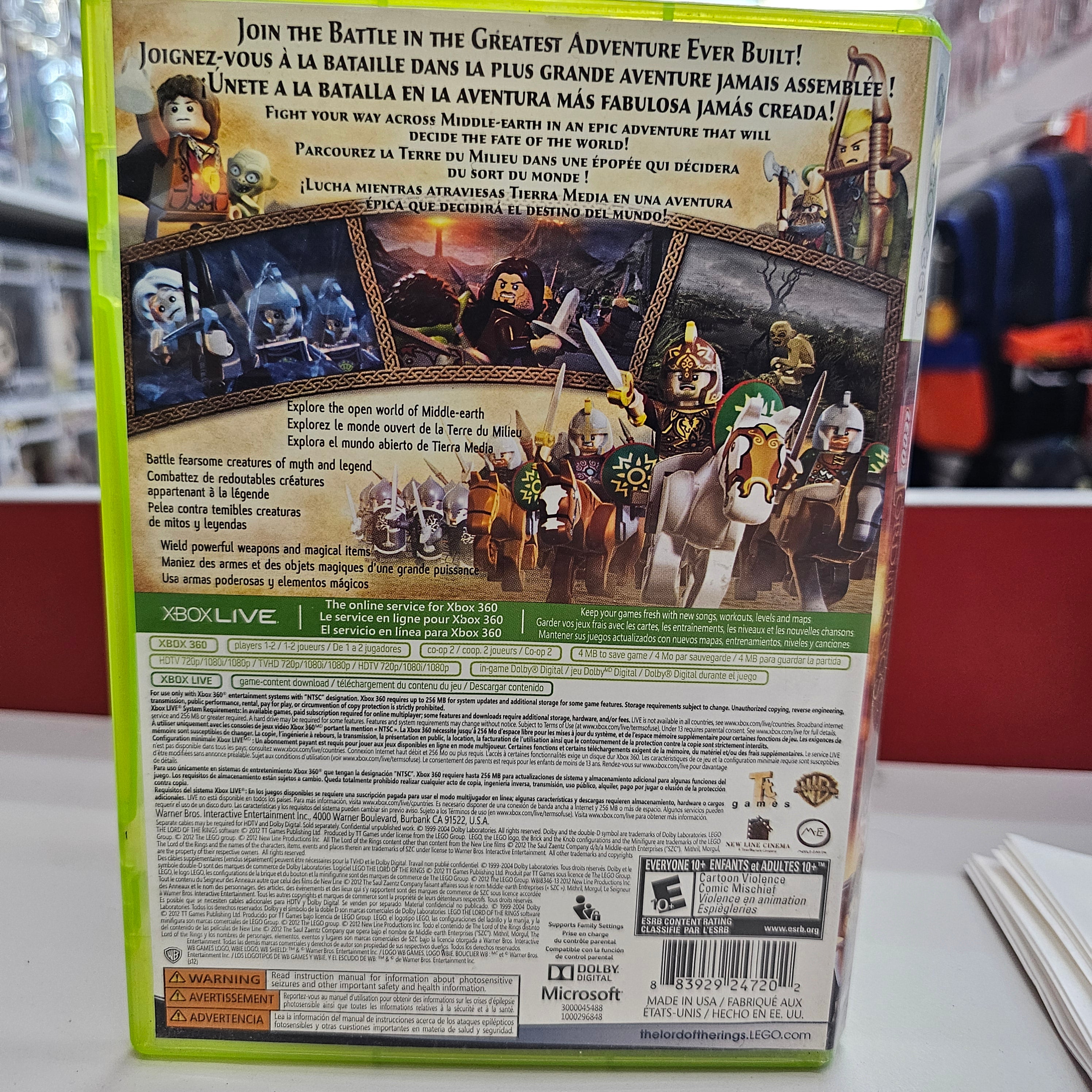 Lego Lord of the Rings Xbox 360 Usado