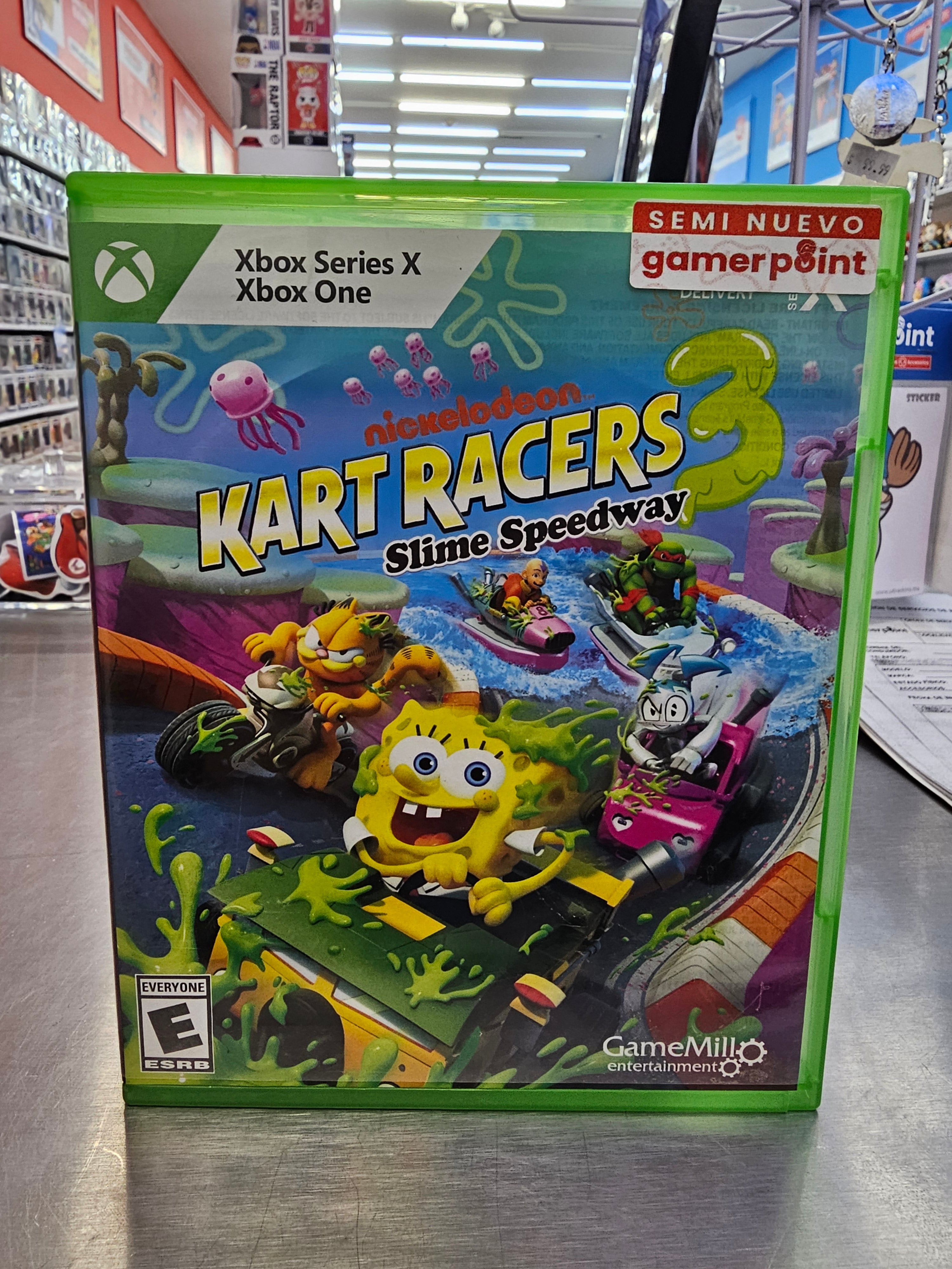 Nickelodeon Kart Racers 3 Slime Speedway Xbox one Usado