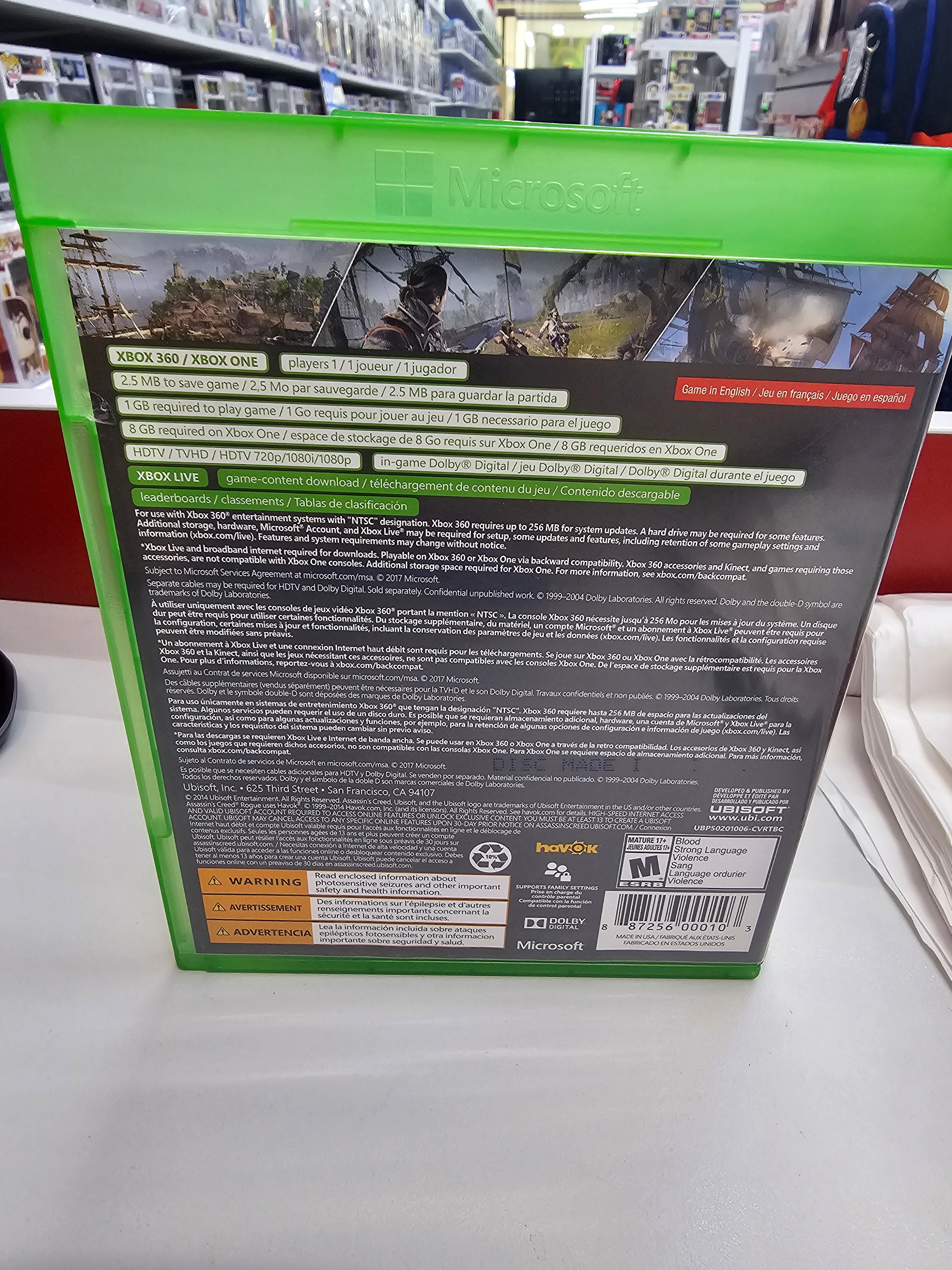 Assassins Creed Rogue Xbox 360 Usado