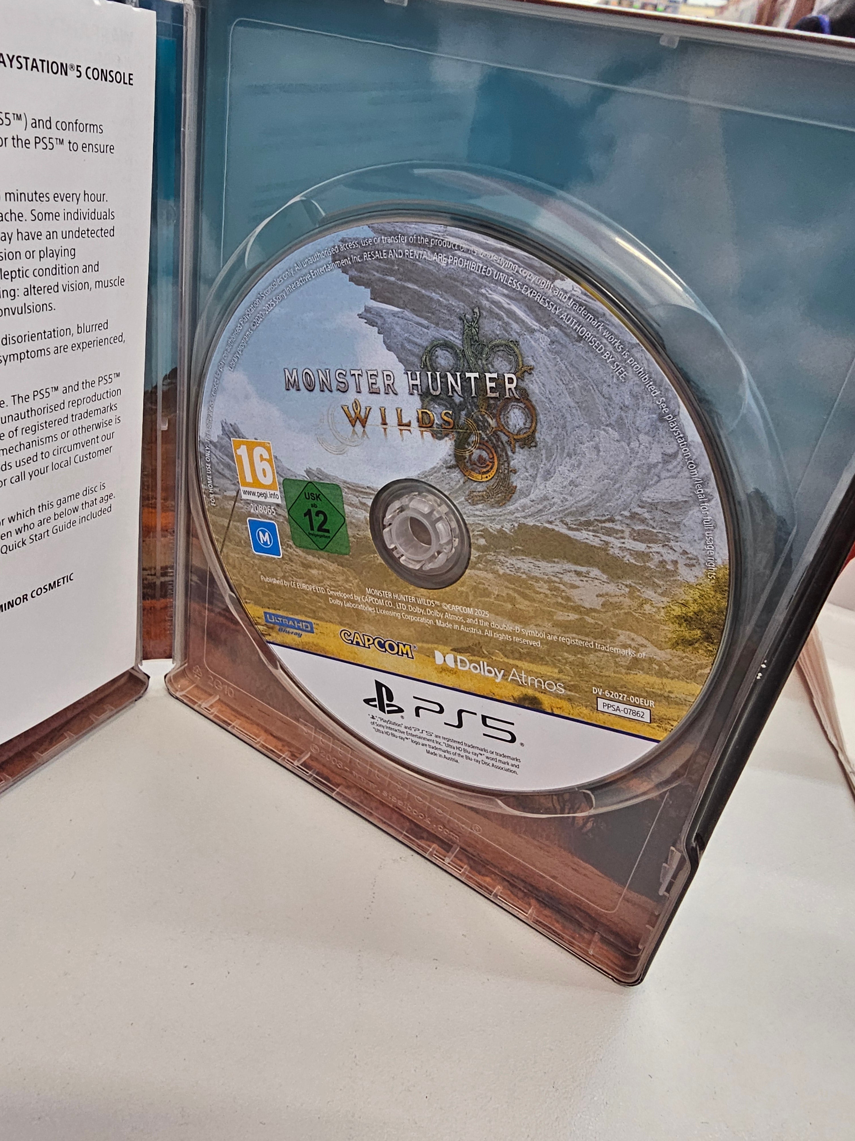 Monster Hunter Wilds Steel Case Eur PS5 Usado