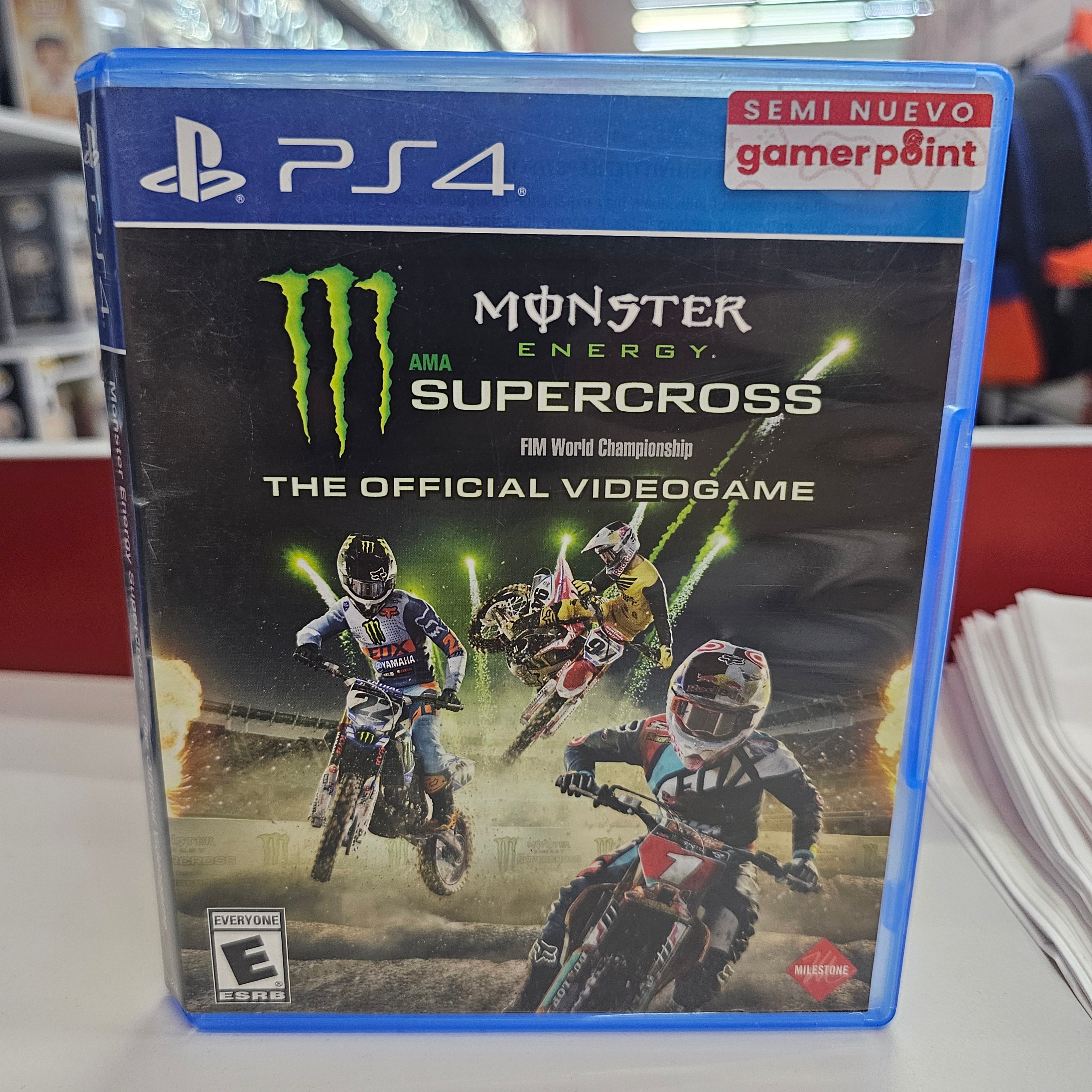 Monster Energy Supercross The Official Videogame PS4 Usado